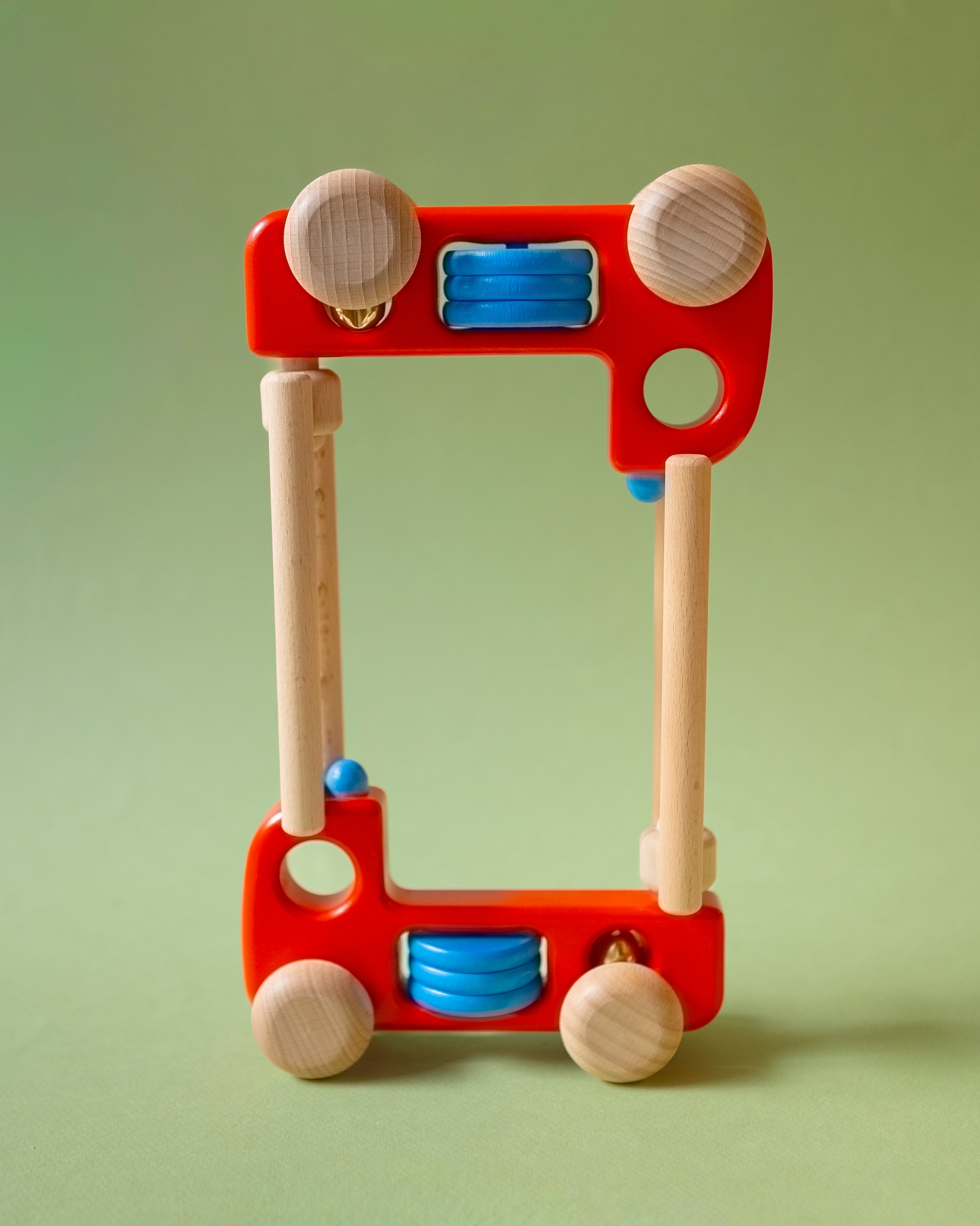 Wooden Fire Truck with Bell