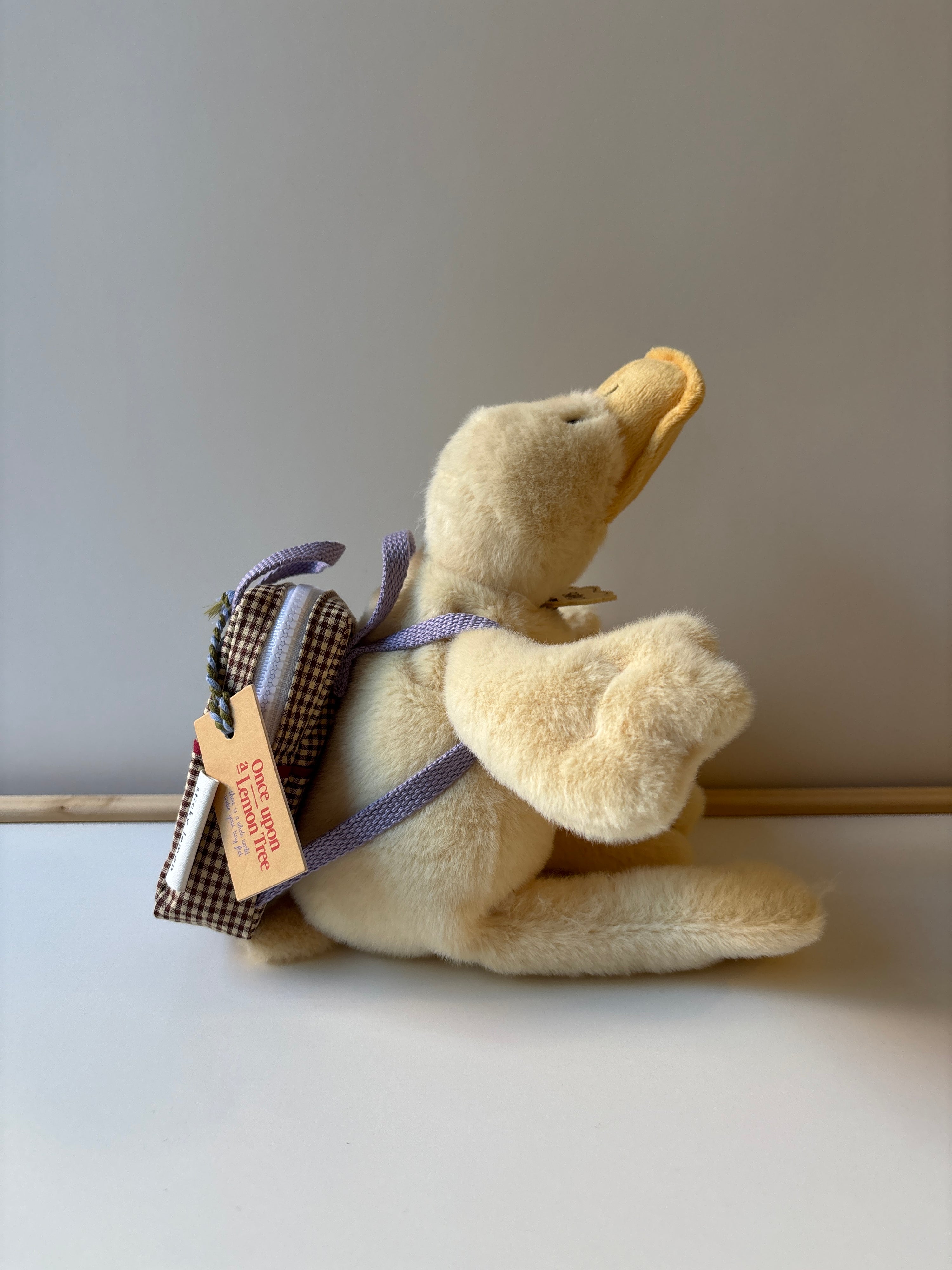 Backpack Mini for Doll/ Plush Gingham Tree + Phloem