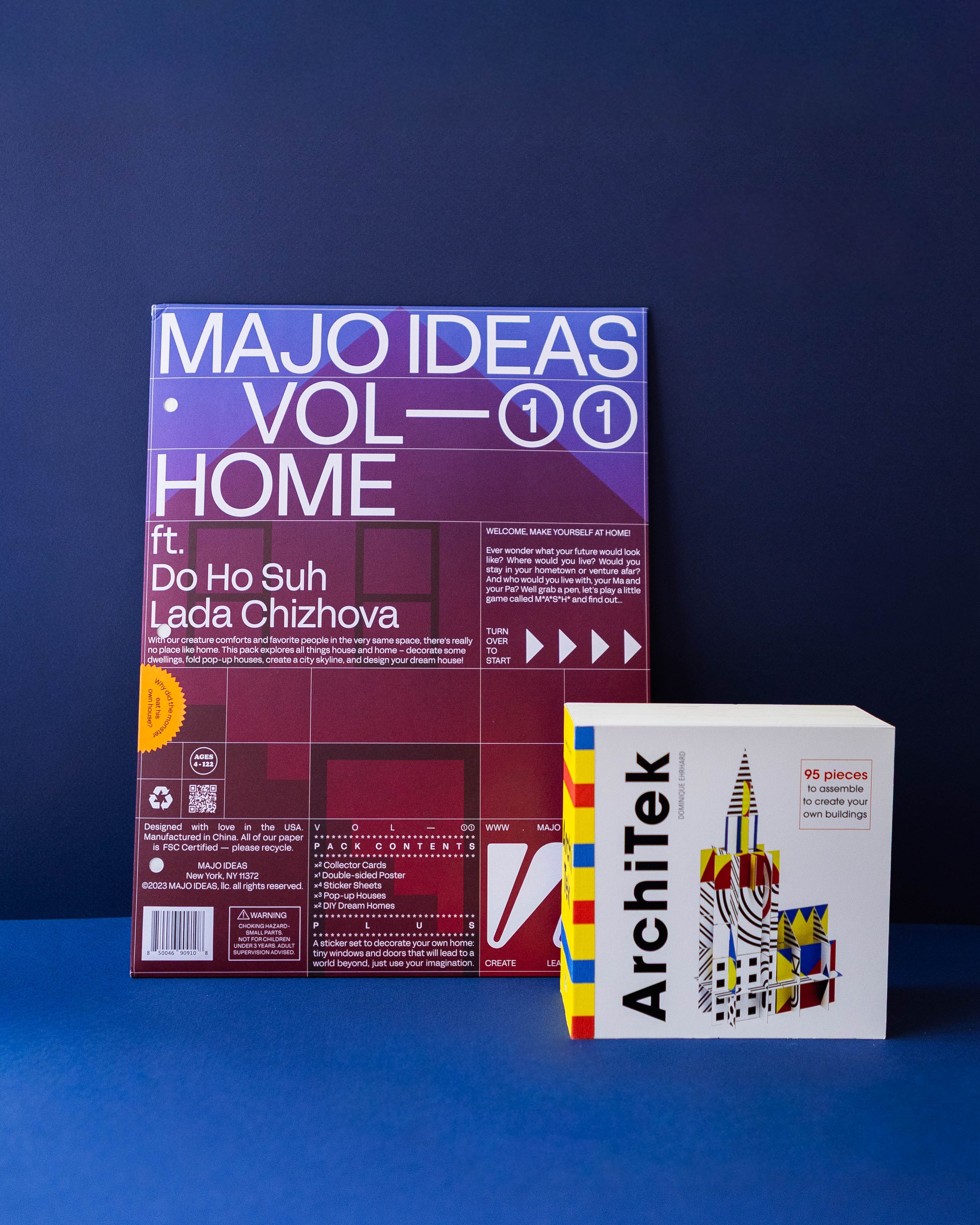 Majo Ideas Home Sticker Based Art Pack Vol ①① + ArchiTek Architecture Building Kit