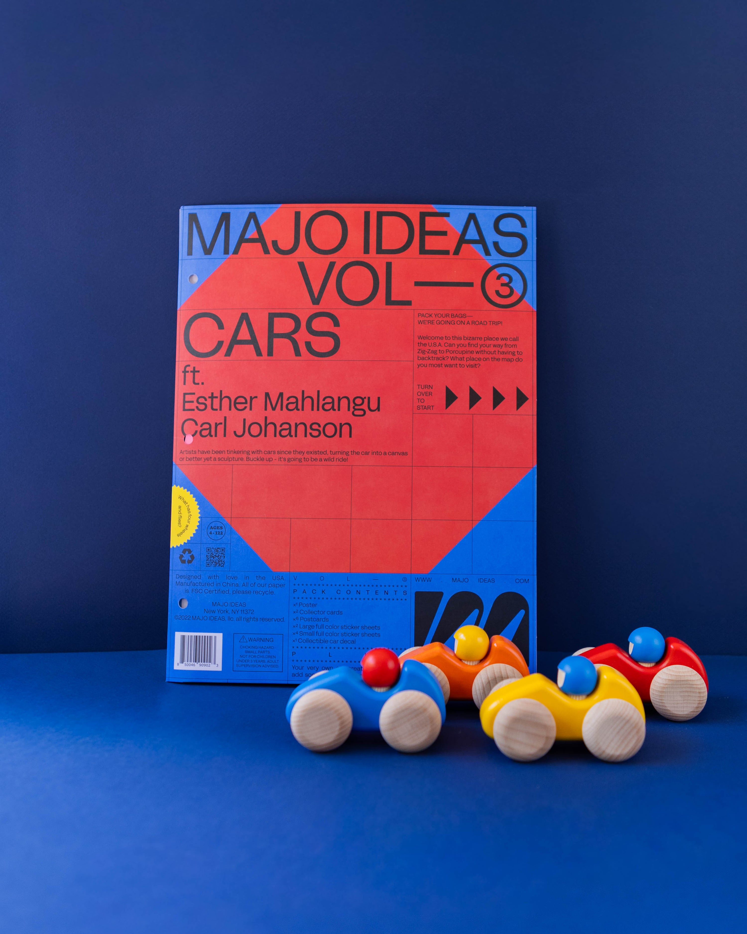 Majo Ideas Cars Sticker Based Art Pack Vol ③ + Bajo Racing Cars (Two Colours)