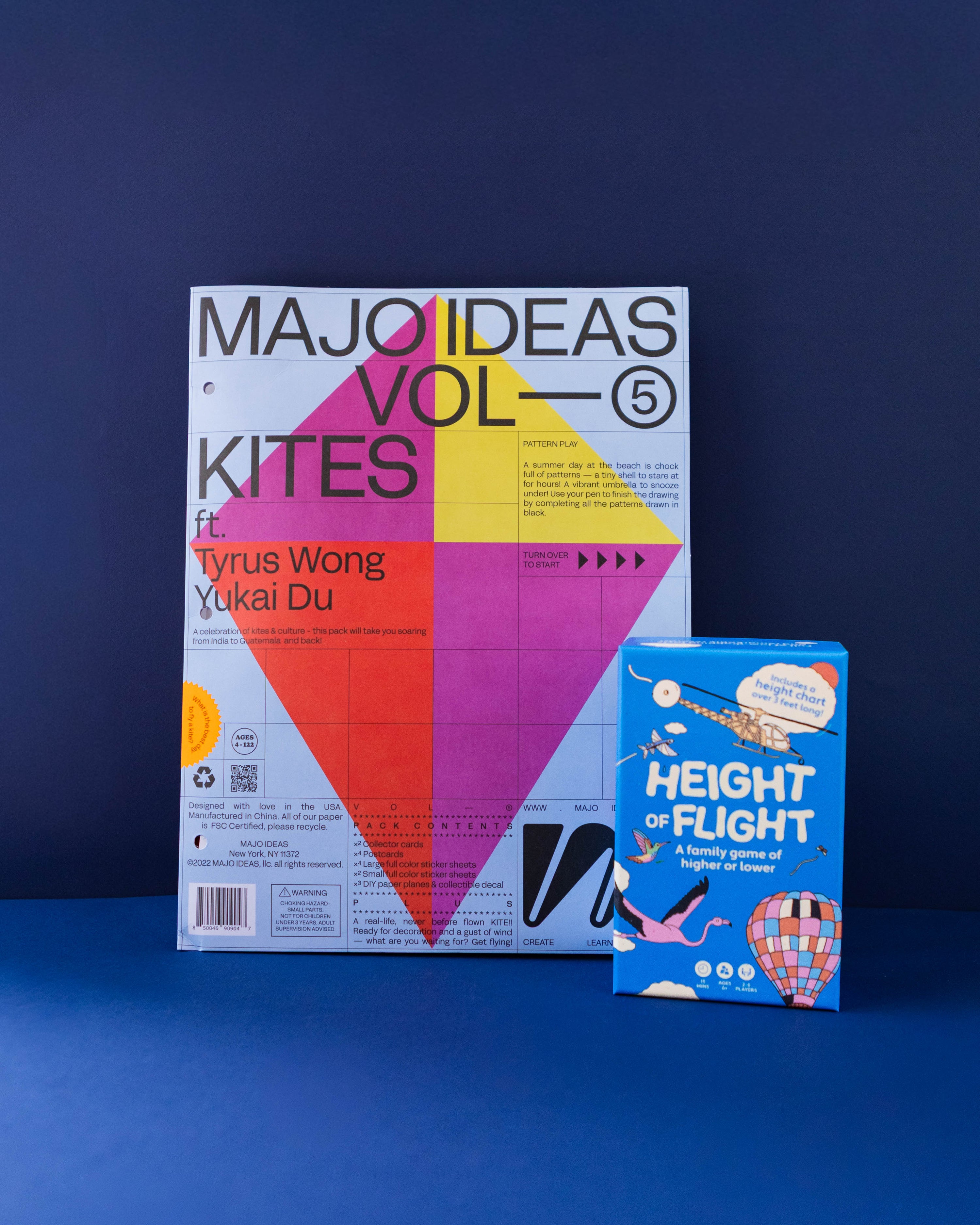 Majo Ideas Kites Sticker Based Art Pack Vol ⑤ + Height of Flight Guessing Game