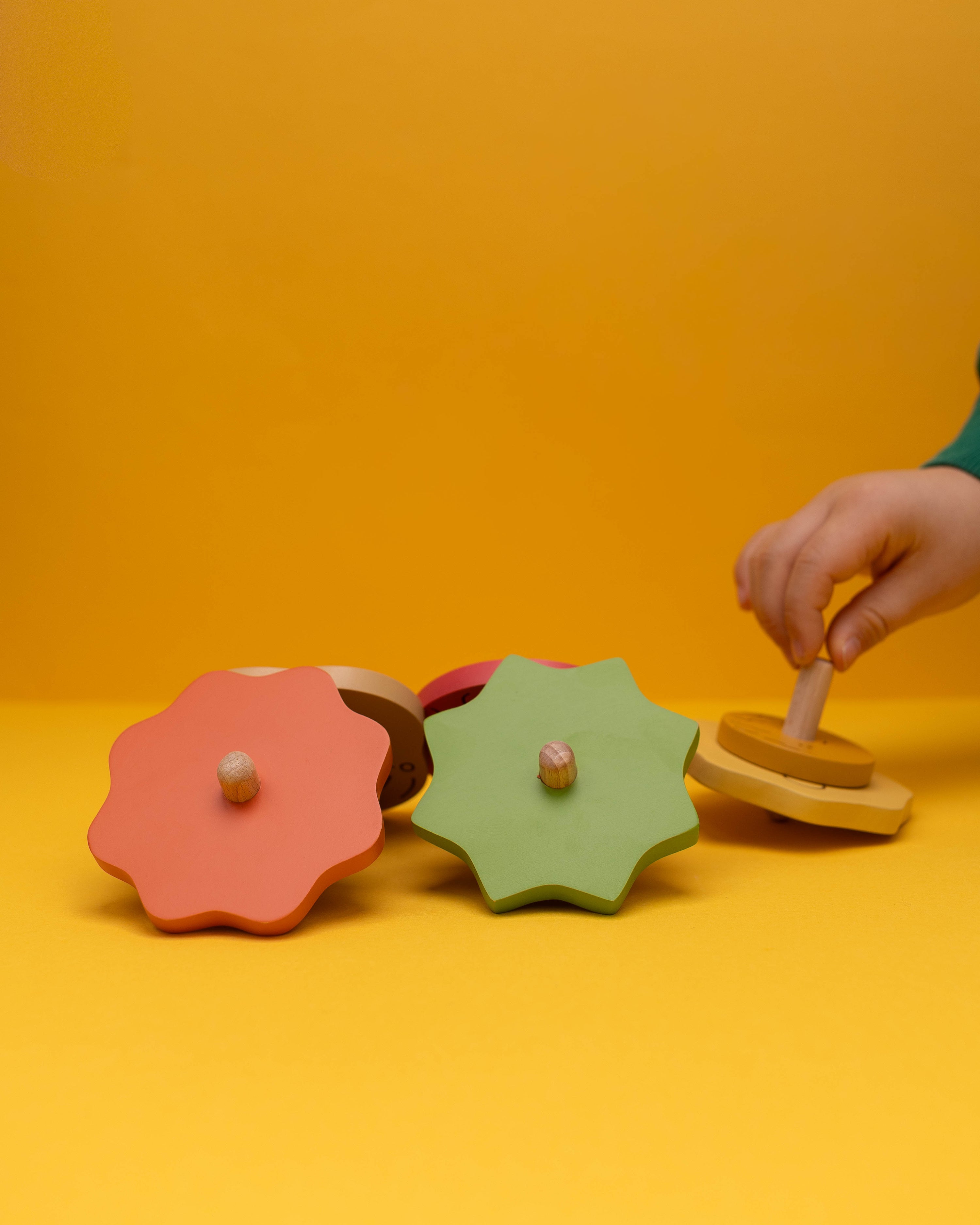 Wooden Spinning Stormy