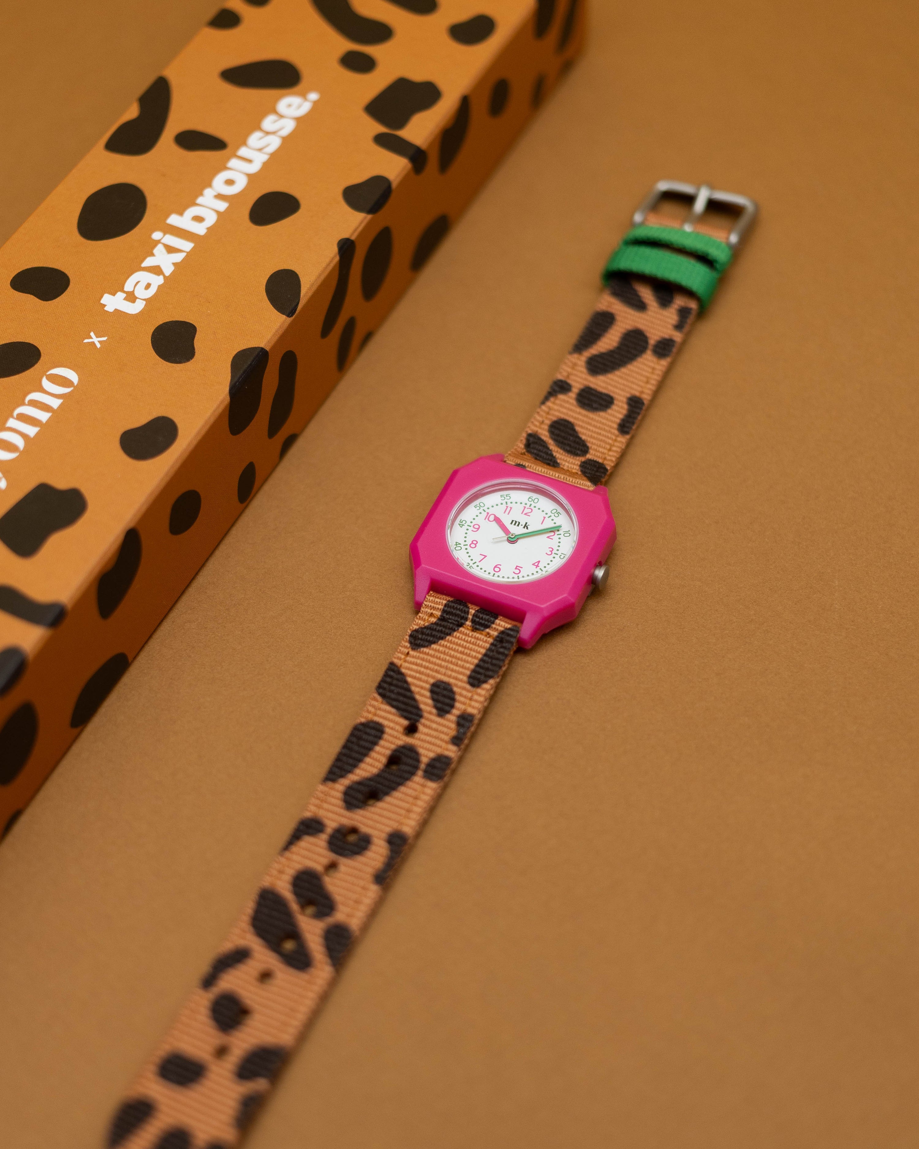 Leopard Watch Taxi Brousse x Mini Kyomo