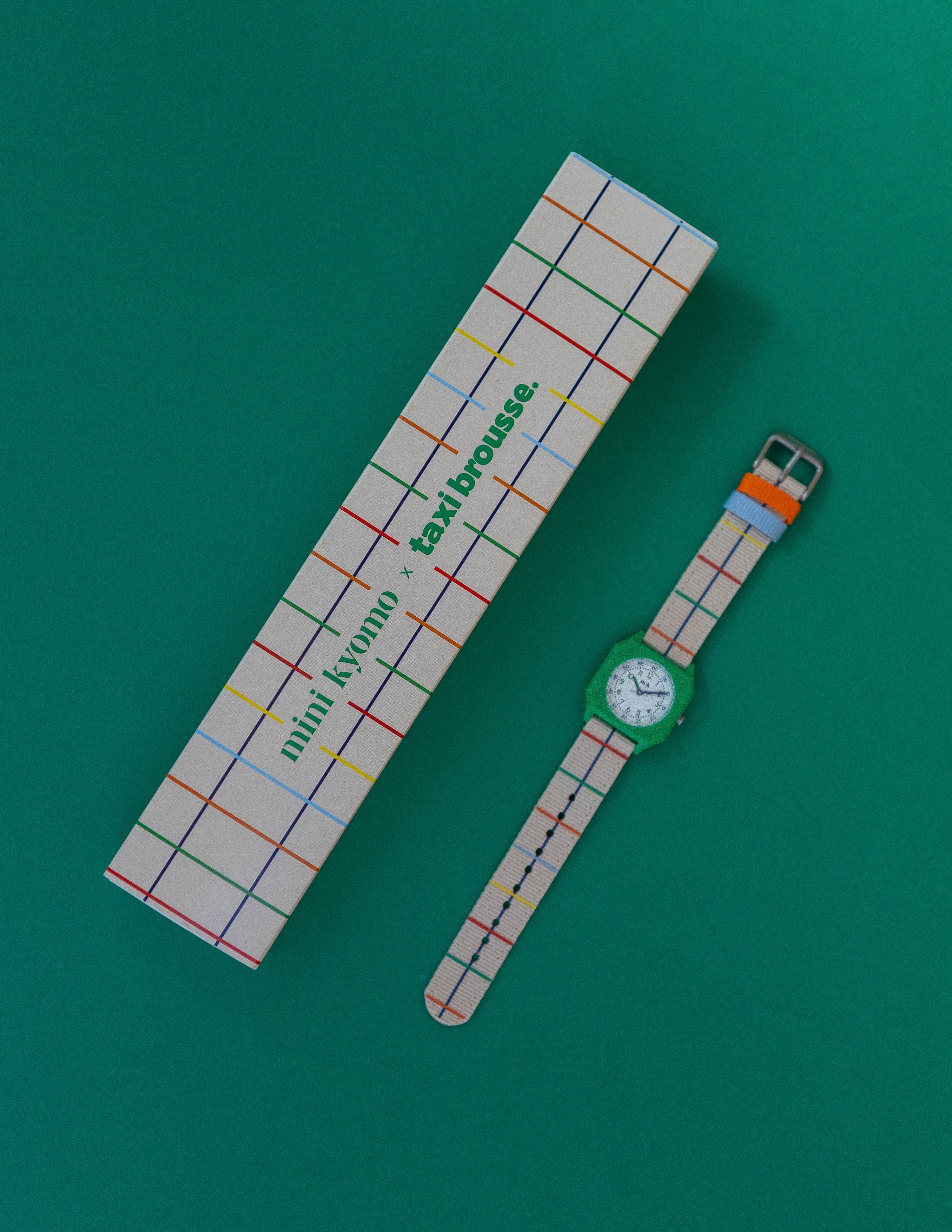 Colour Notebook Watch Taxi Brousse X Mini Kyomo Collab