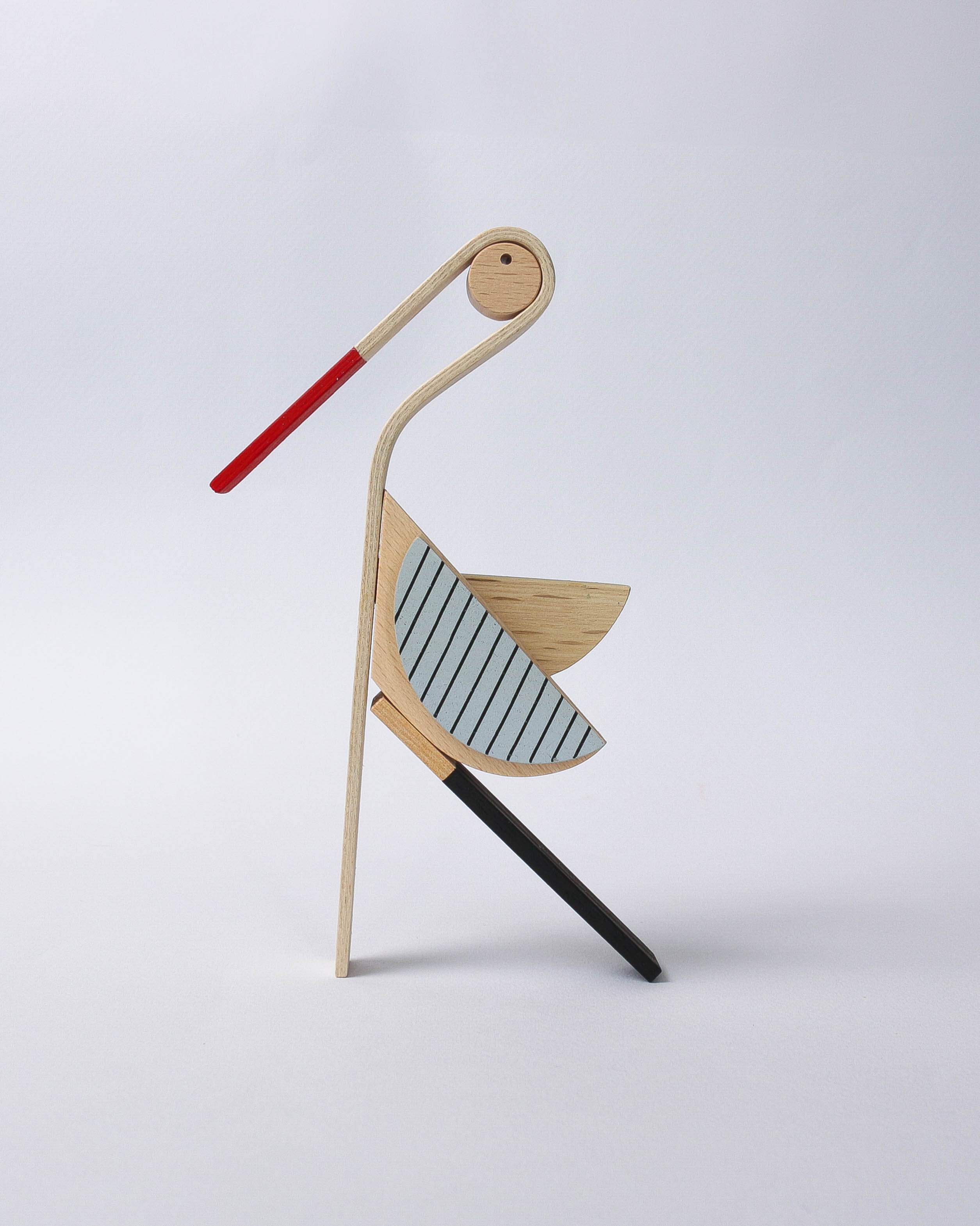 Stork Magnetic Wooden Toy
