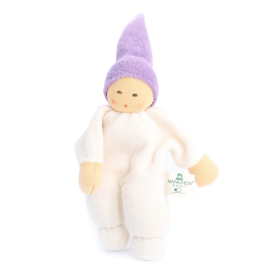 Nanchen Nucki Waldorf Rattle Doll Lilac