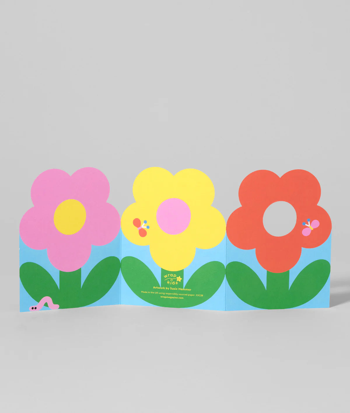 Bug & Flower Fold Out Card