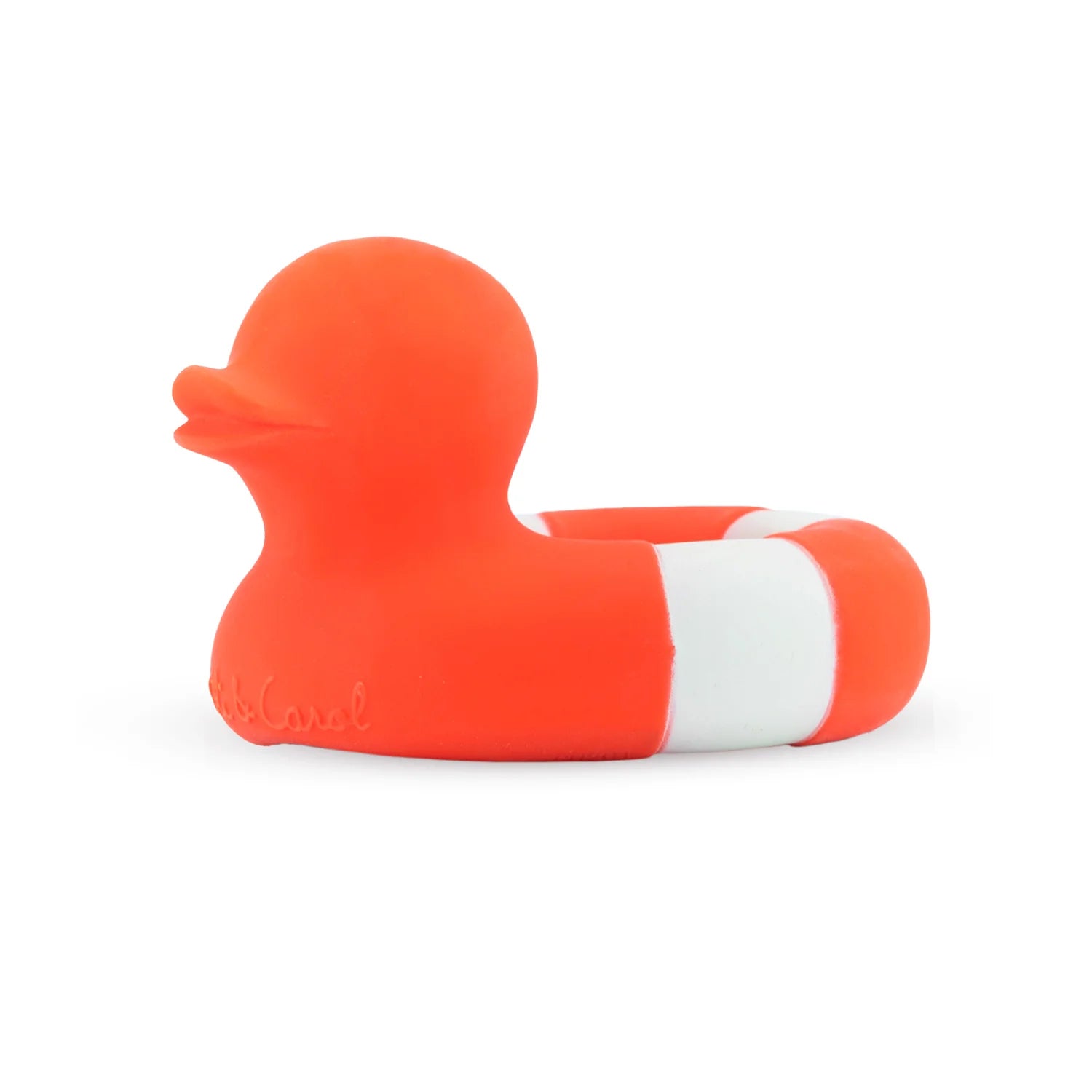 Flo the Floatie Red Natural Rubber Bath Toy