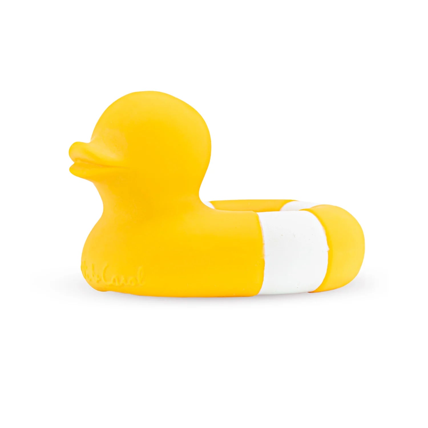 Flo the Floatie Yellow Natural Rubber Bath Toy