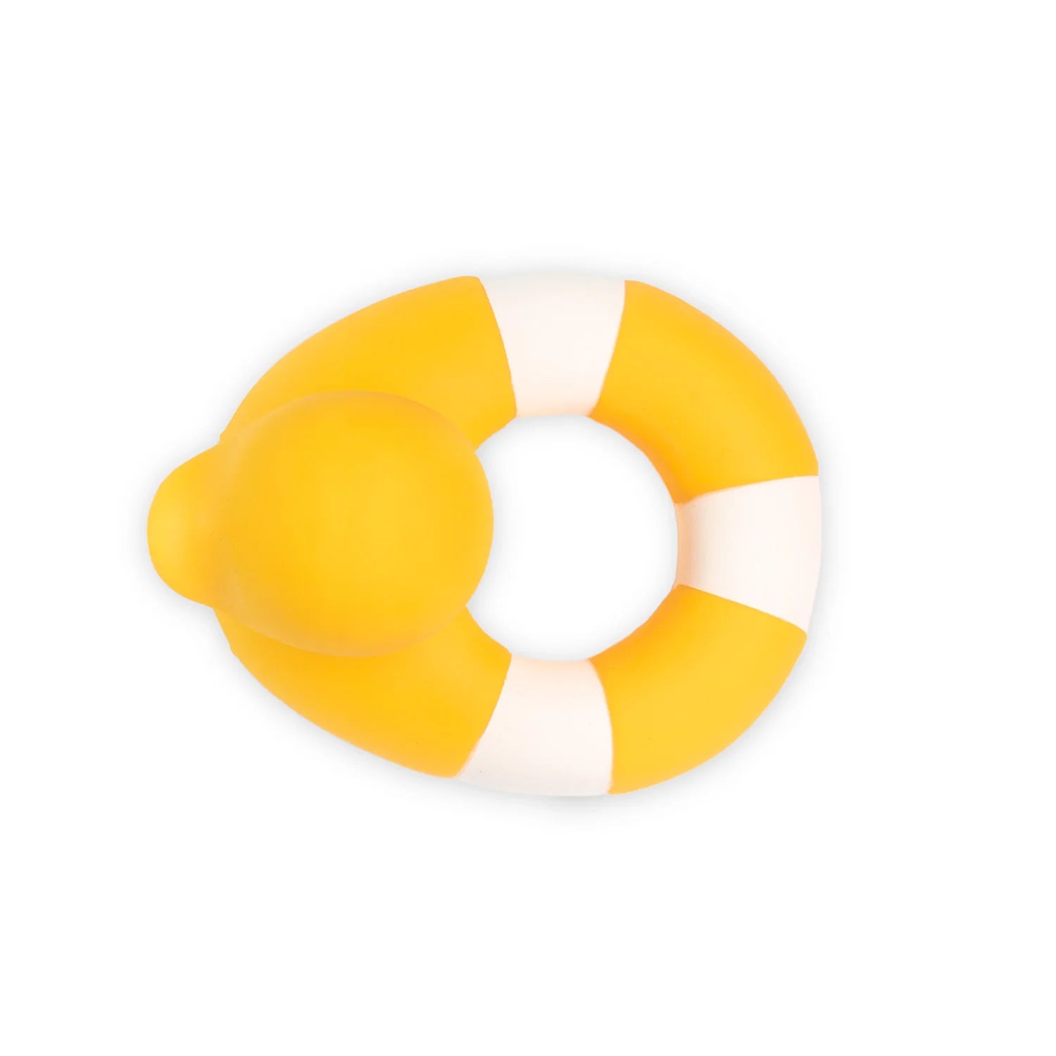Flo the Floatie Yellow Natural Rubber Bath Toy