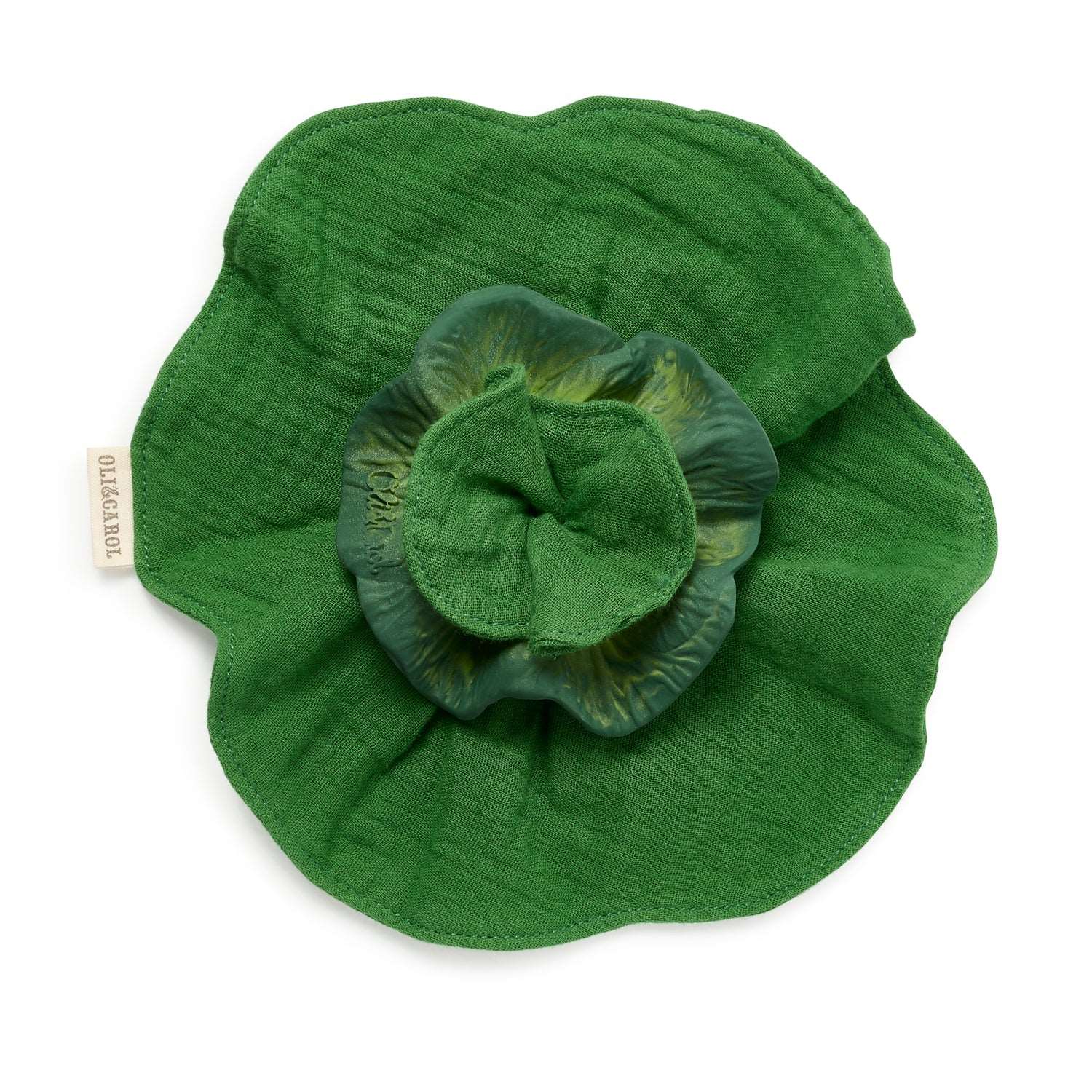 Mini Kale Natural Rubber Doudou-Teether