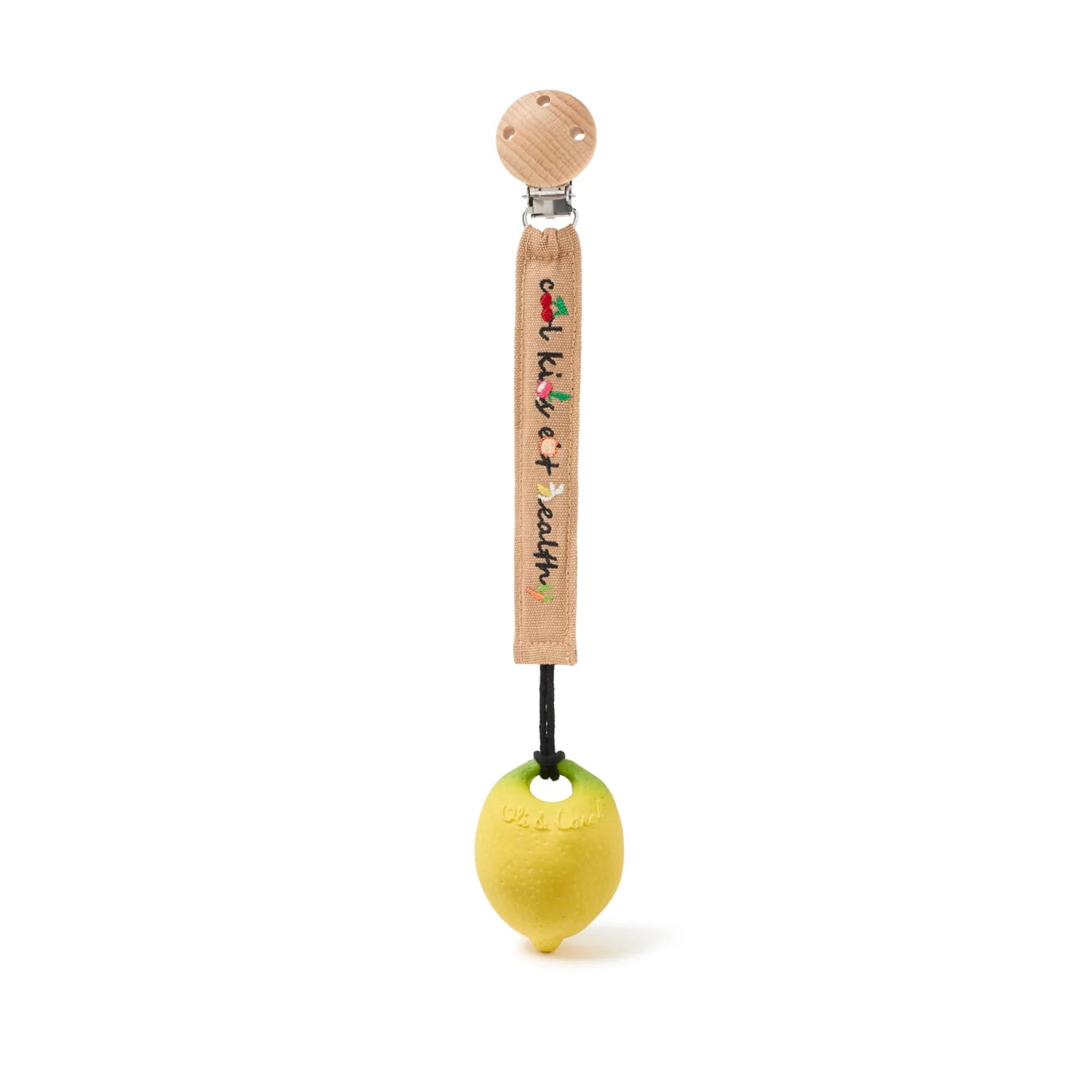 Mini Lemon Natural Rubber Doudou-Teether