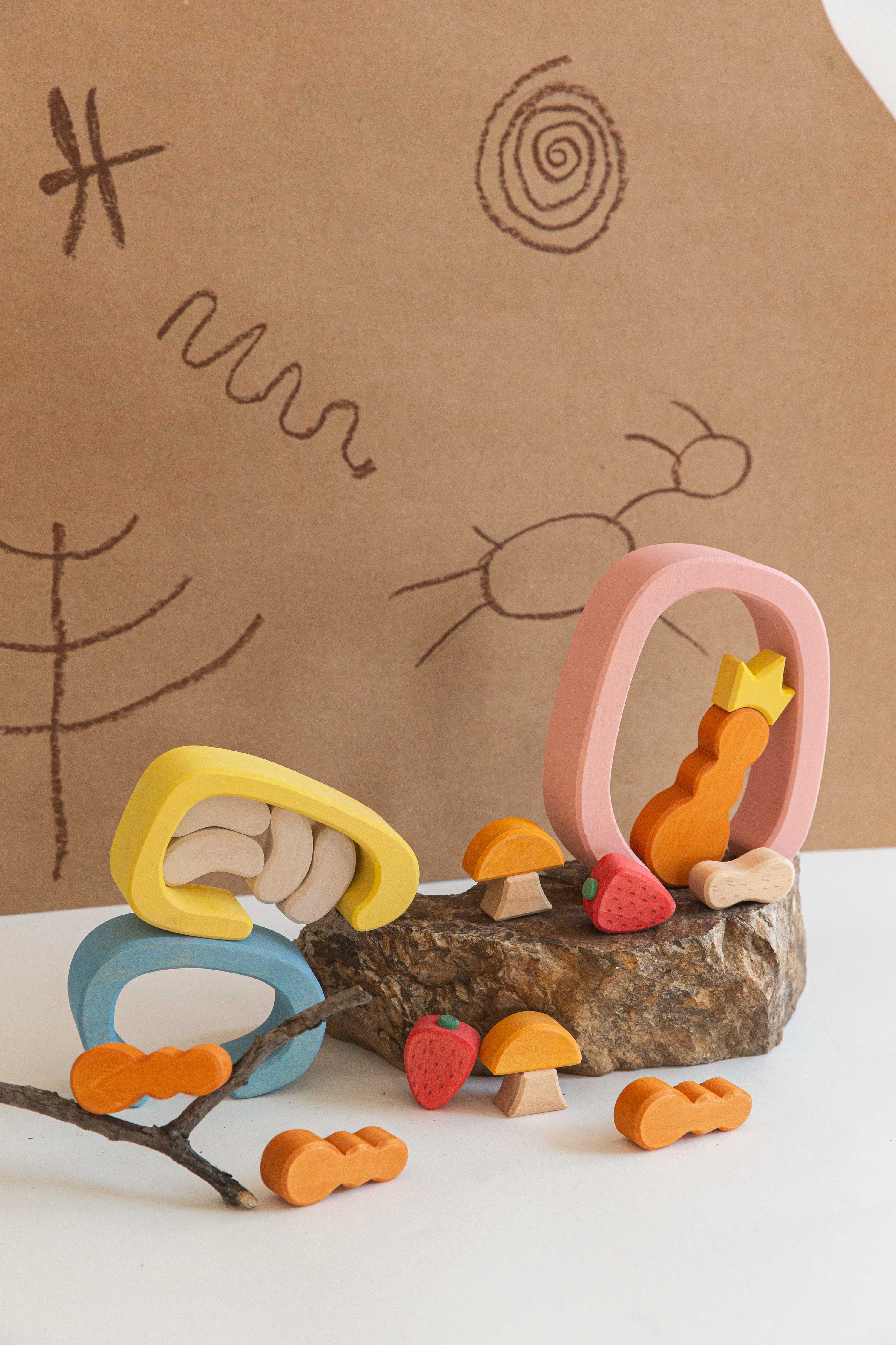 Ant House Wooden Block Set
