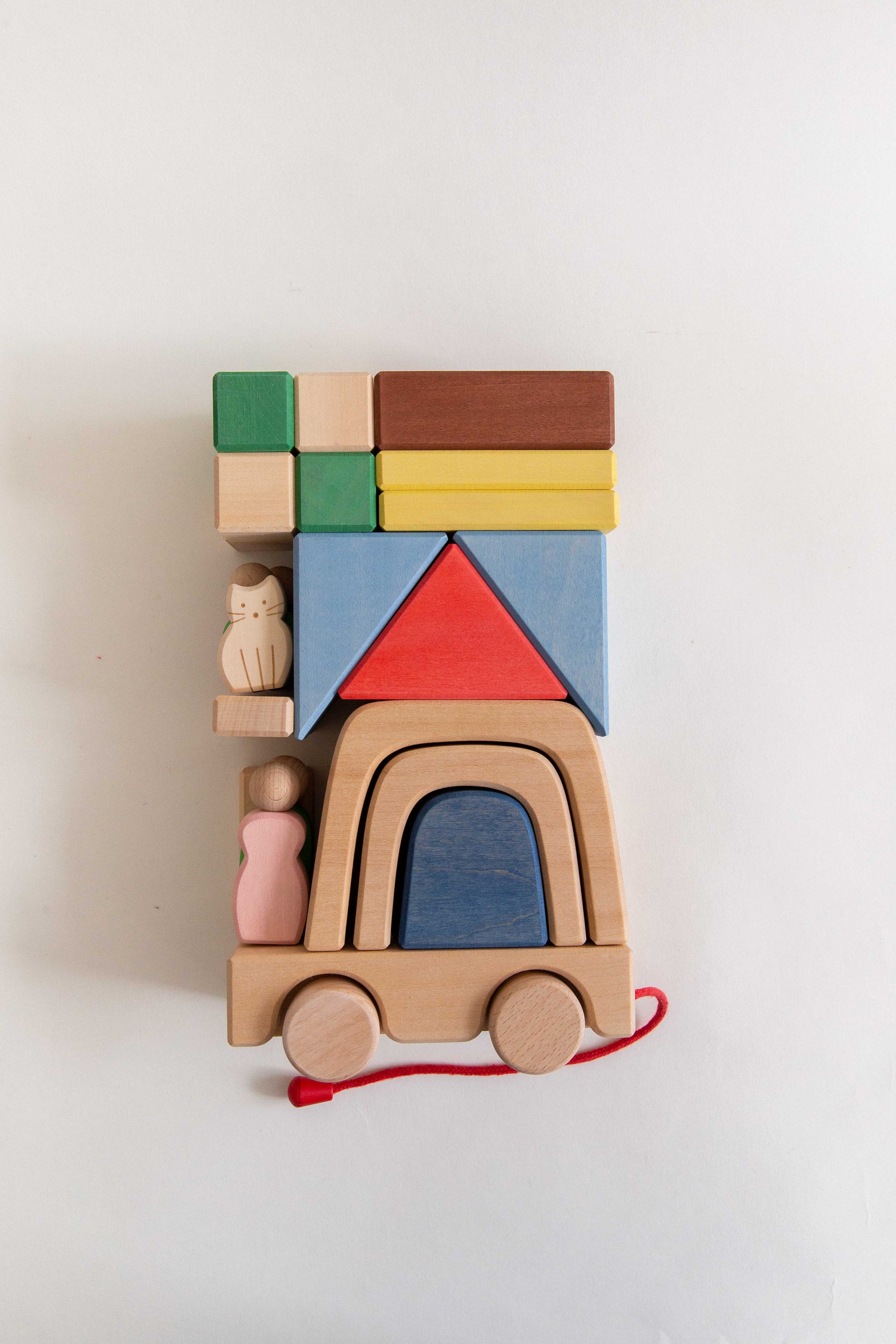 The Trailer Travel Wooden Block Set