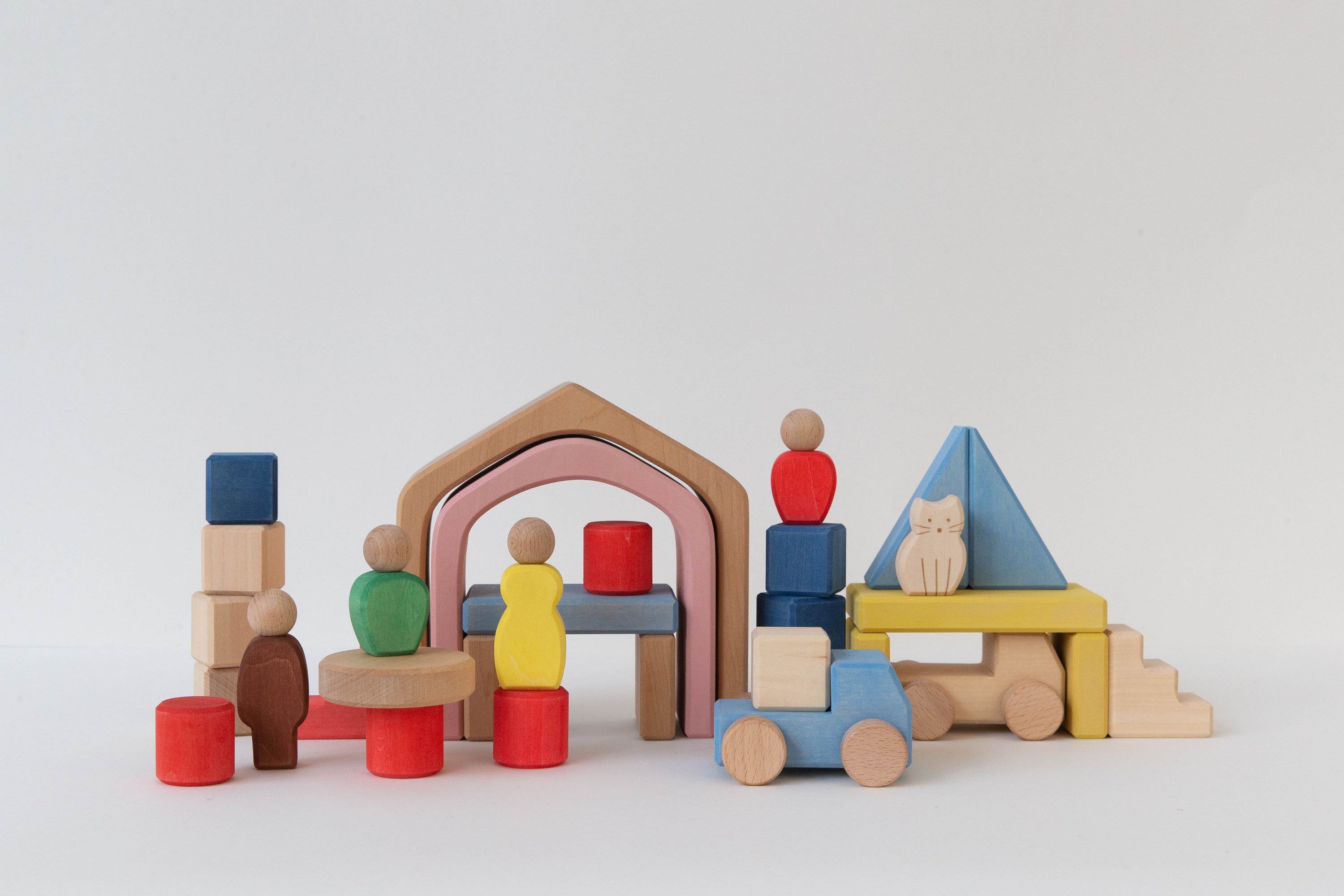 The Lodge Travel Wooden Block Set