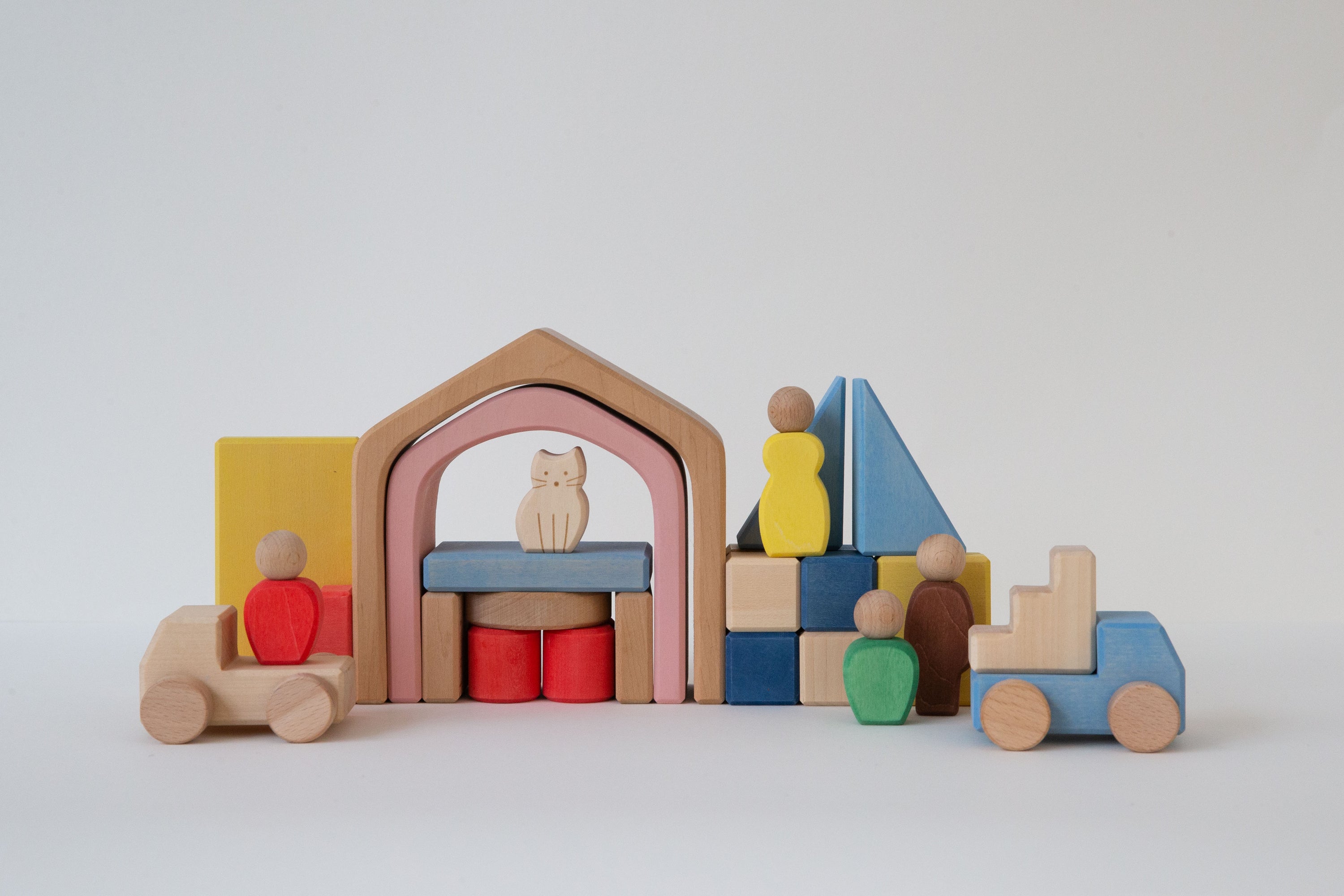 The Lodge Travel Wooden Block Set