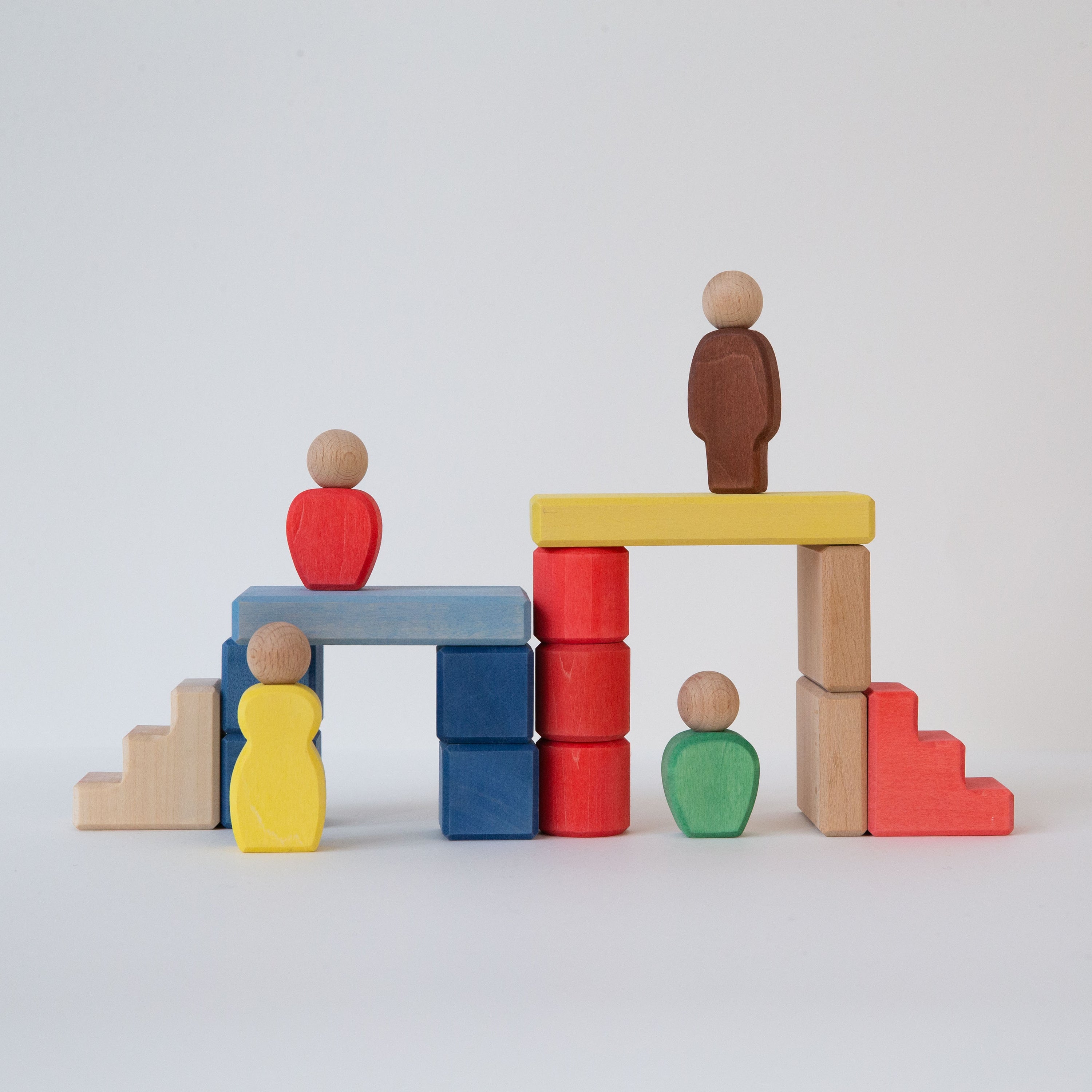 The Lodge Travel Wooden Block Set