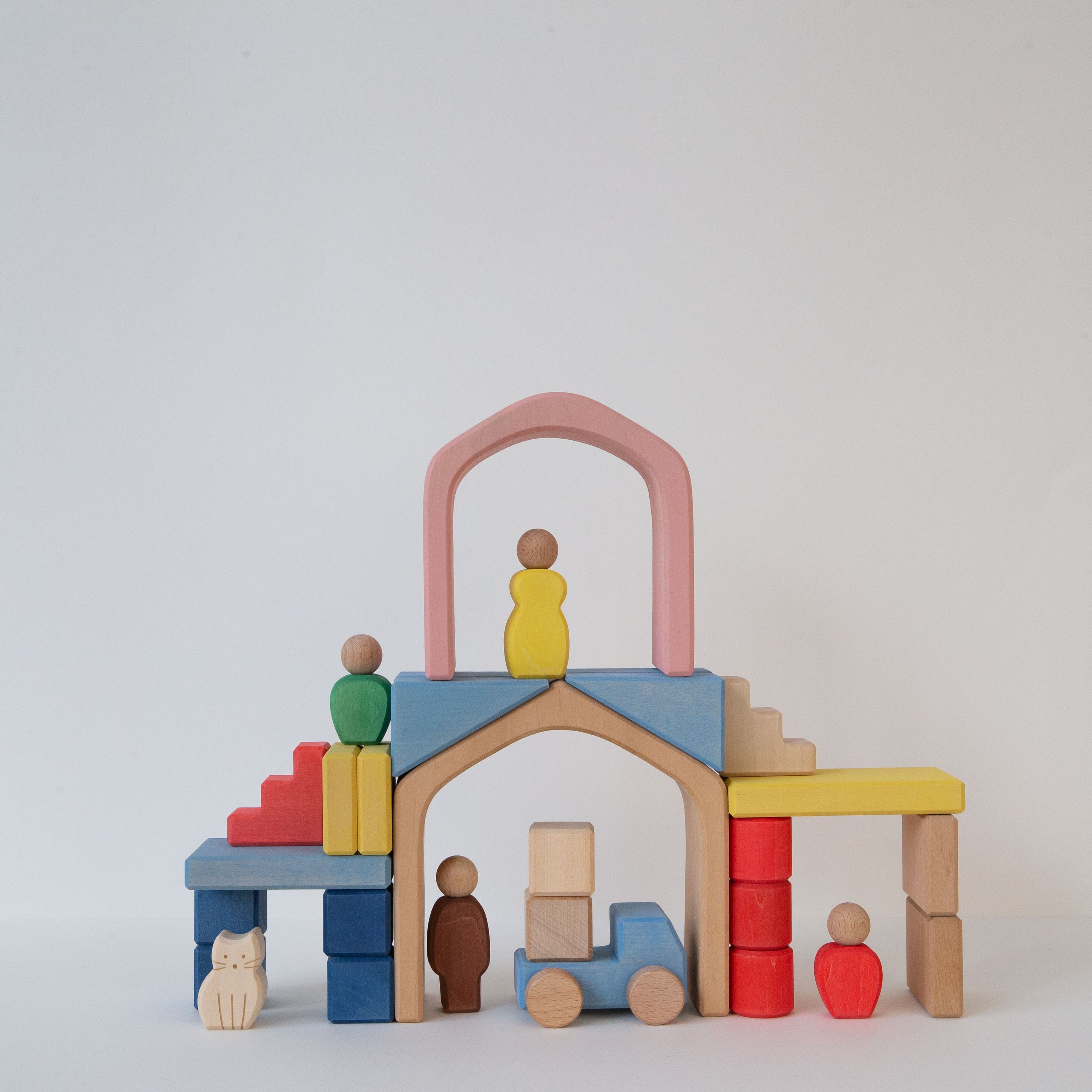 The Lodge Travel Wooden Block Set