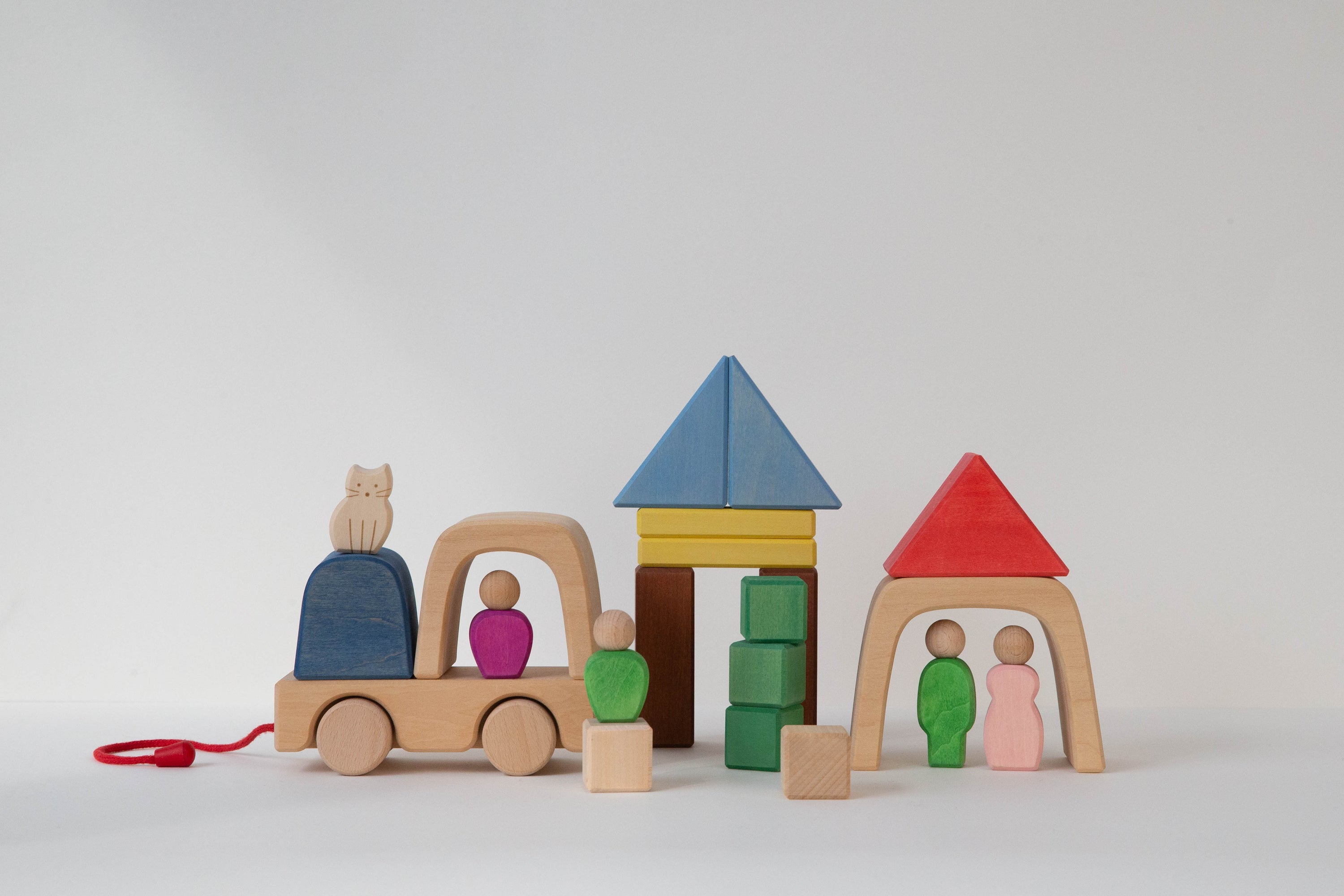 The Trailer Travel Wooden Block Set