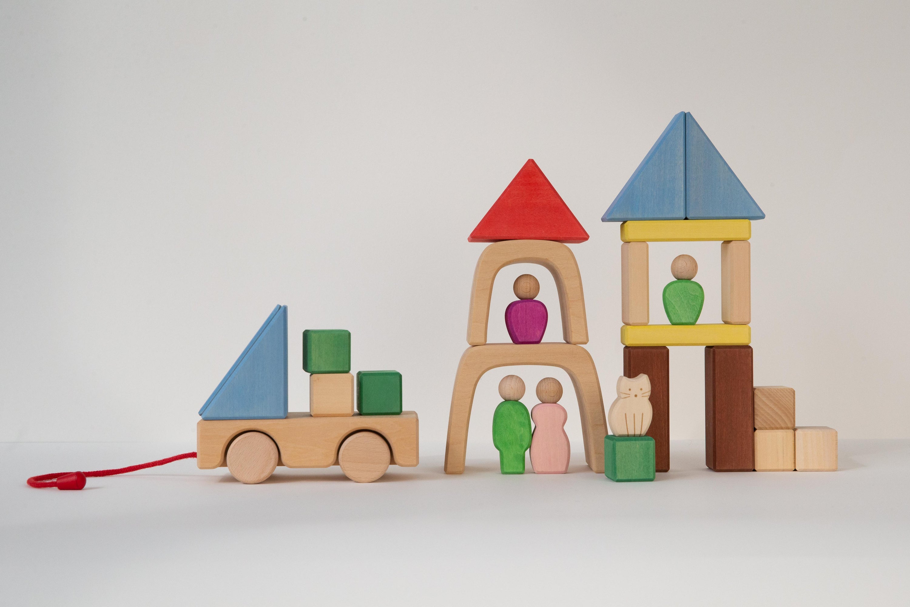 The Trailer Travel Wooden Block Set