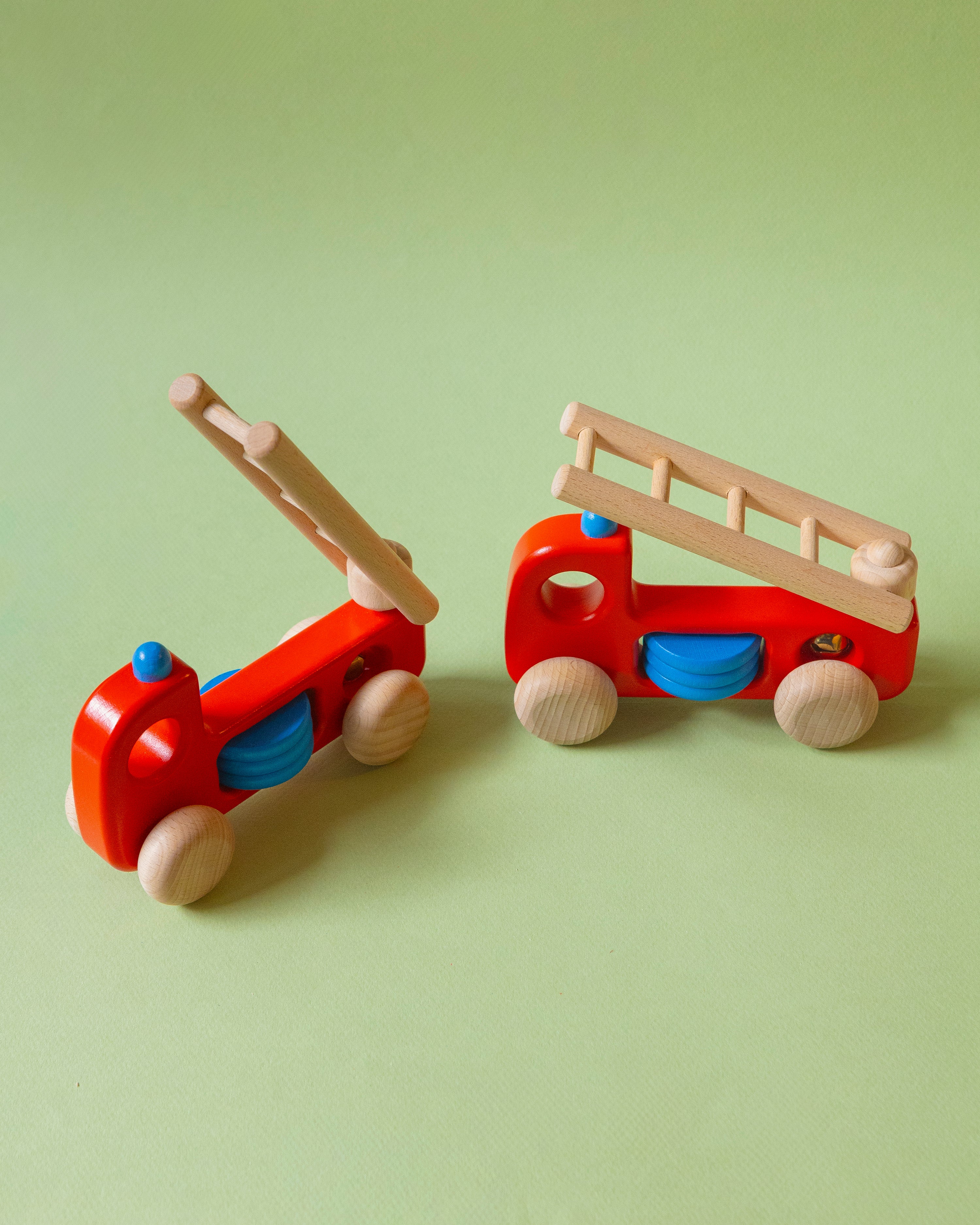 Wooden Fire Truck with Bell