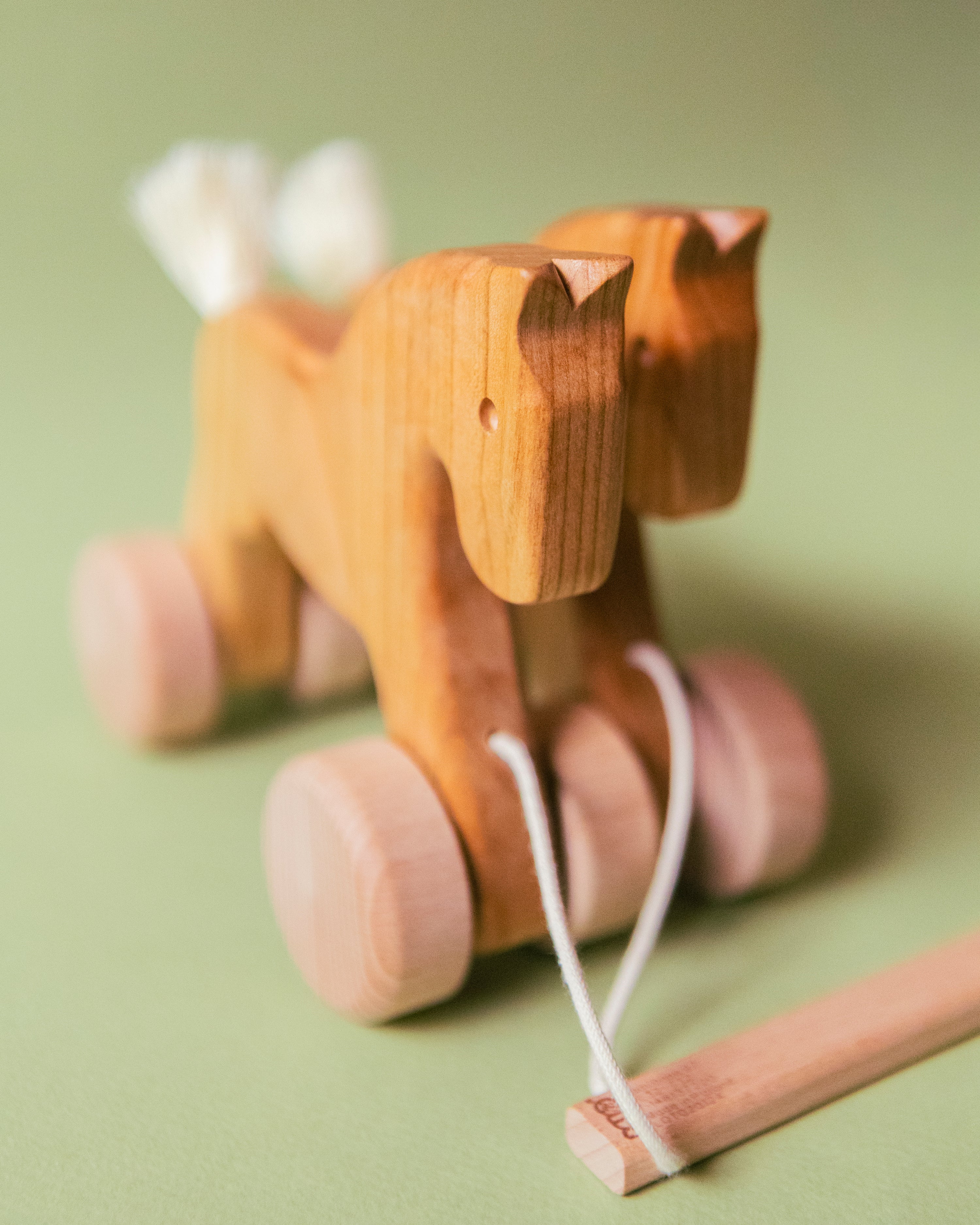 Wooden Pull Jumping Horses