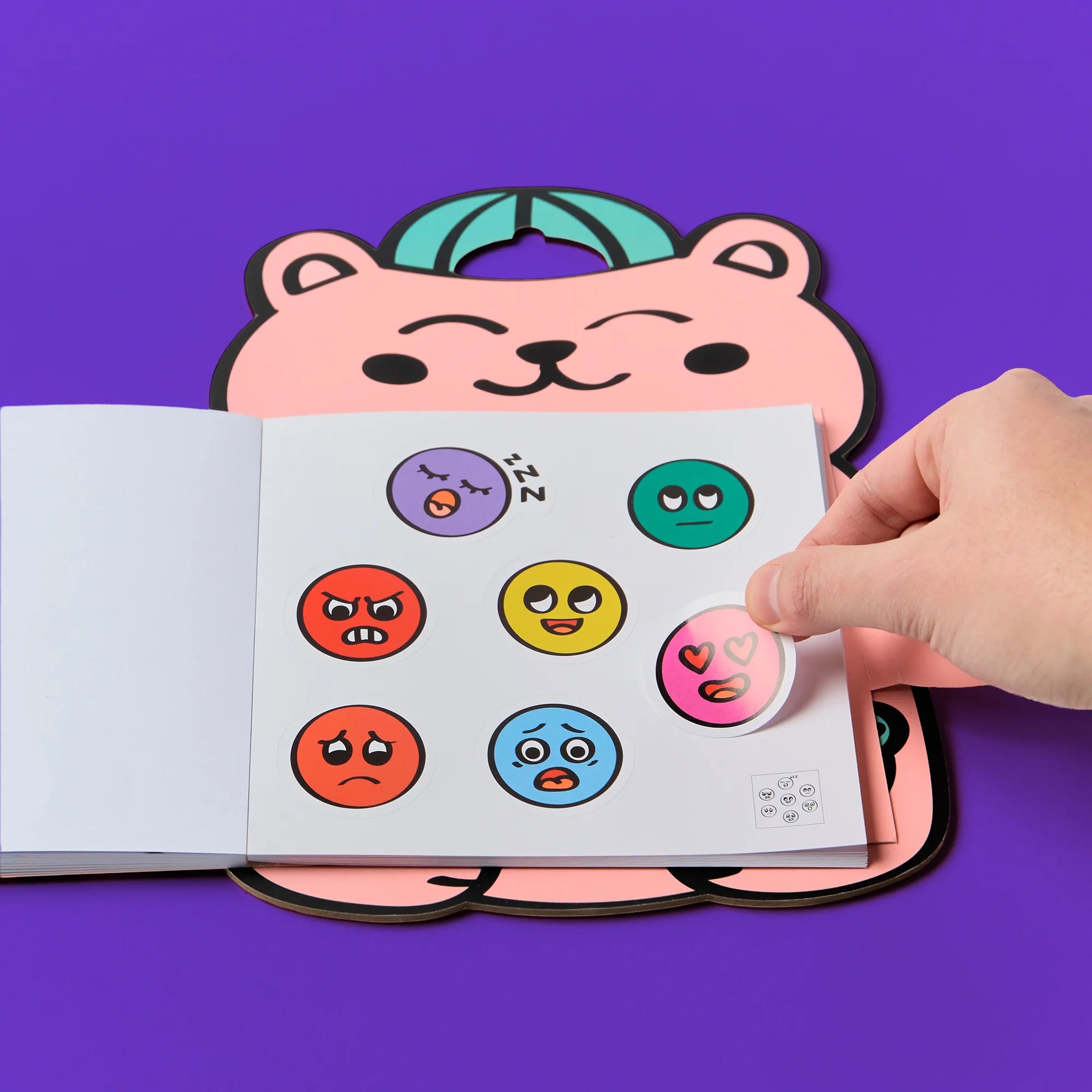 Montessori Stickers Book Emotions