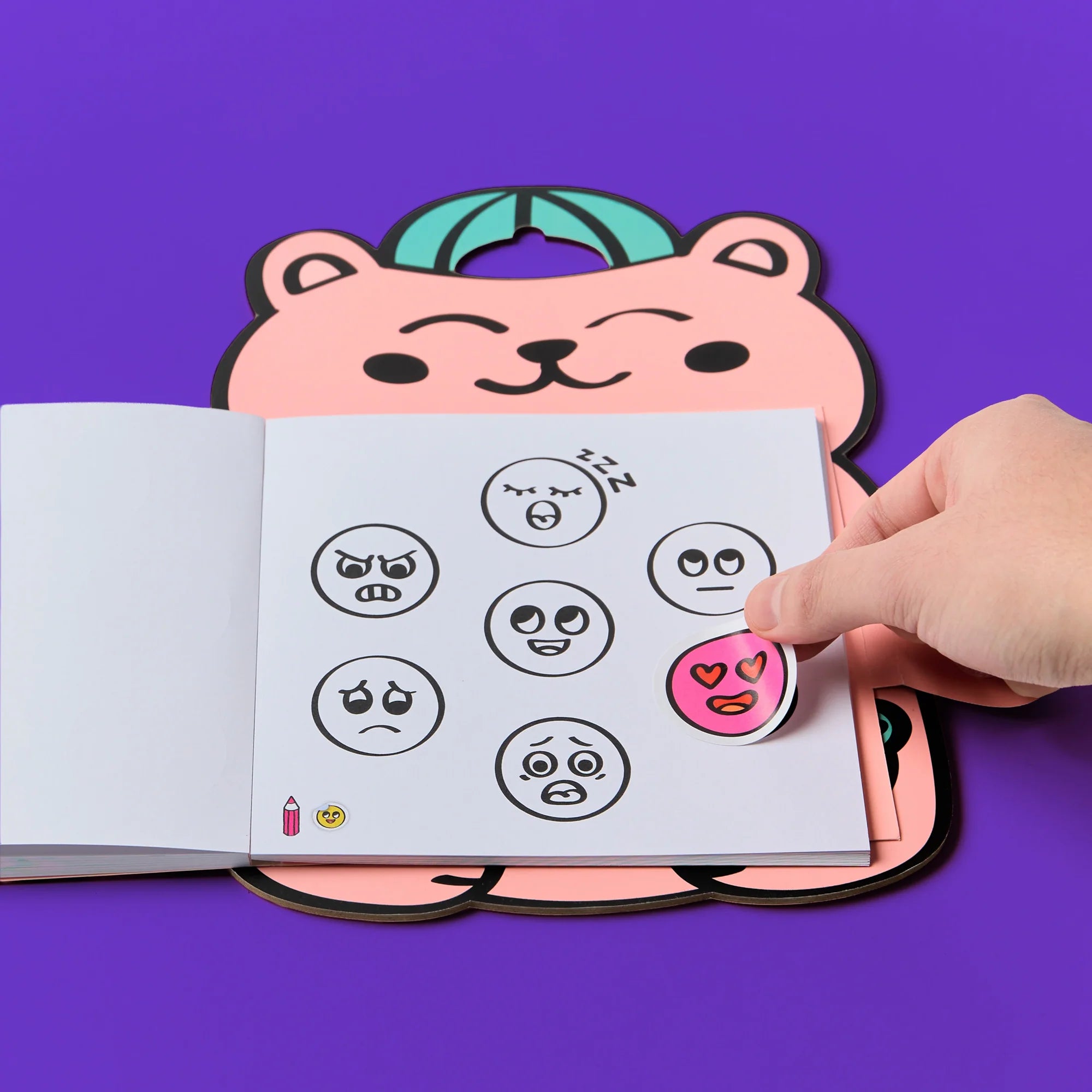 Montessori Stickers Book Emotions