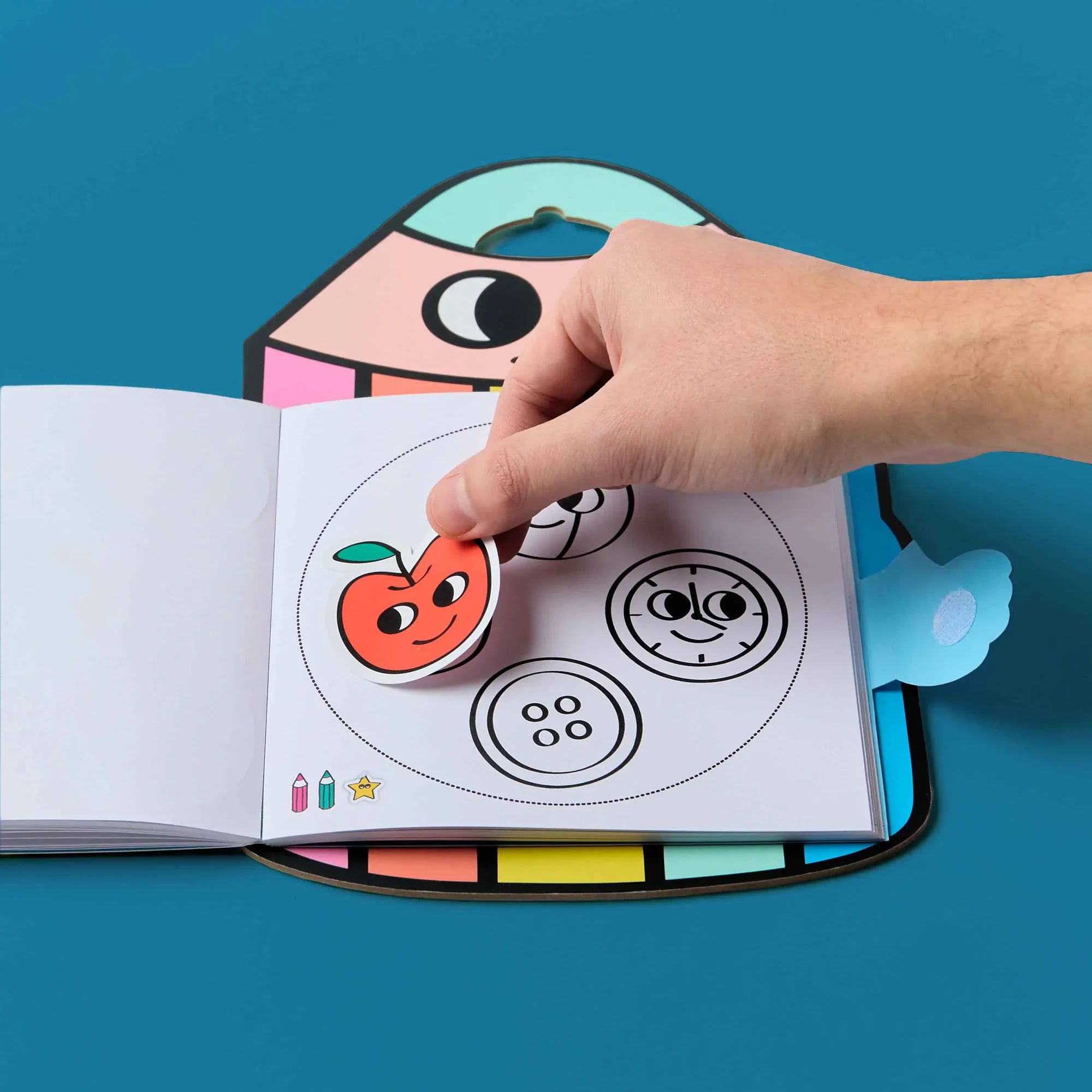 Montessori Stickers Book Shapes