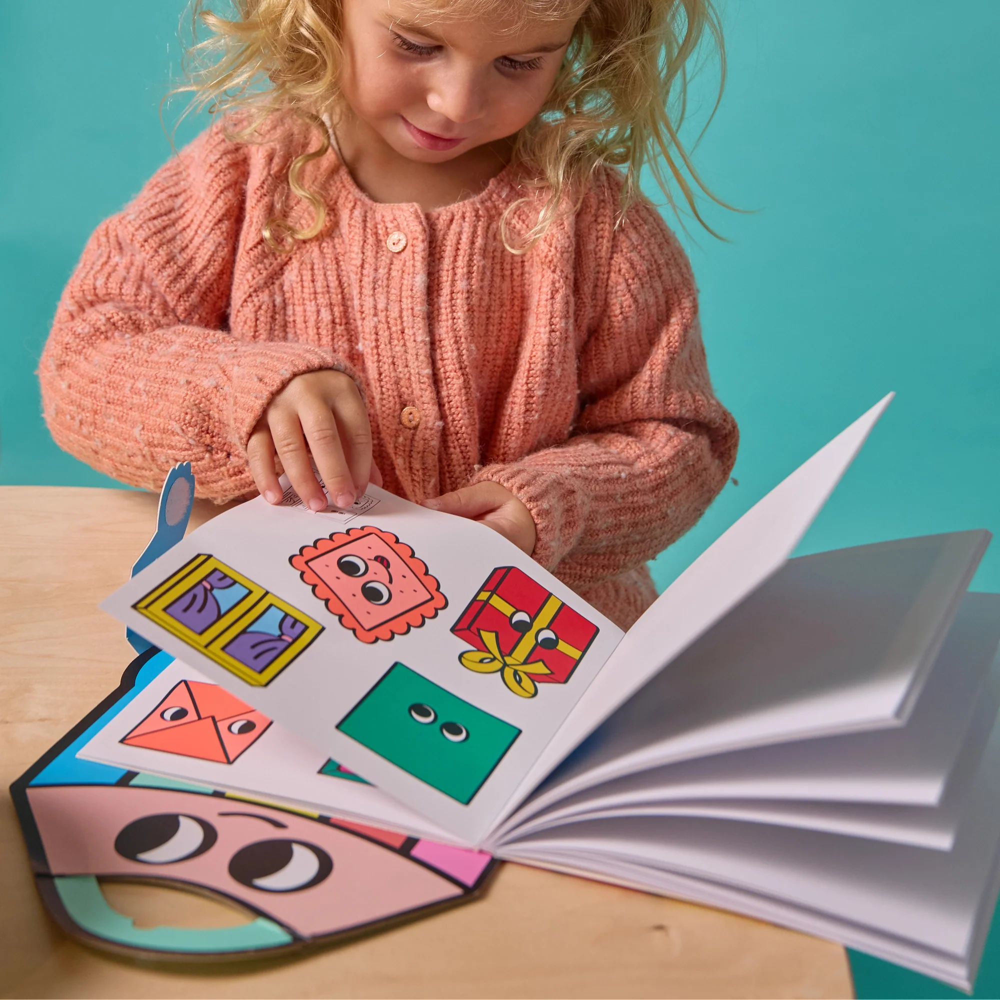 Montessori Stickers Book Shapes