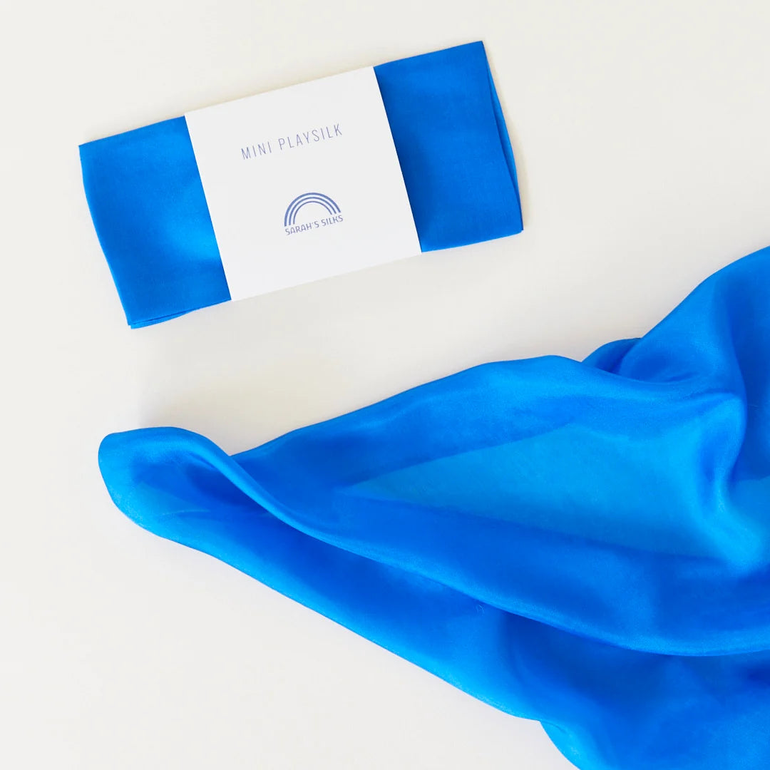 New Mini Solid Colour Royal Blue Playsilks
