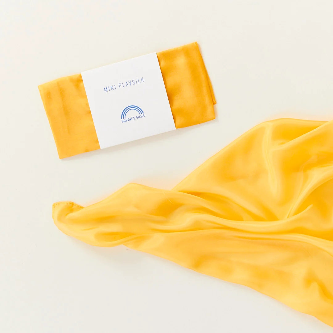 New Mini Solid Colour Gold Playsilks
