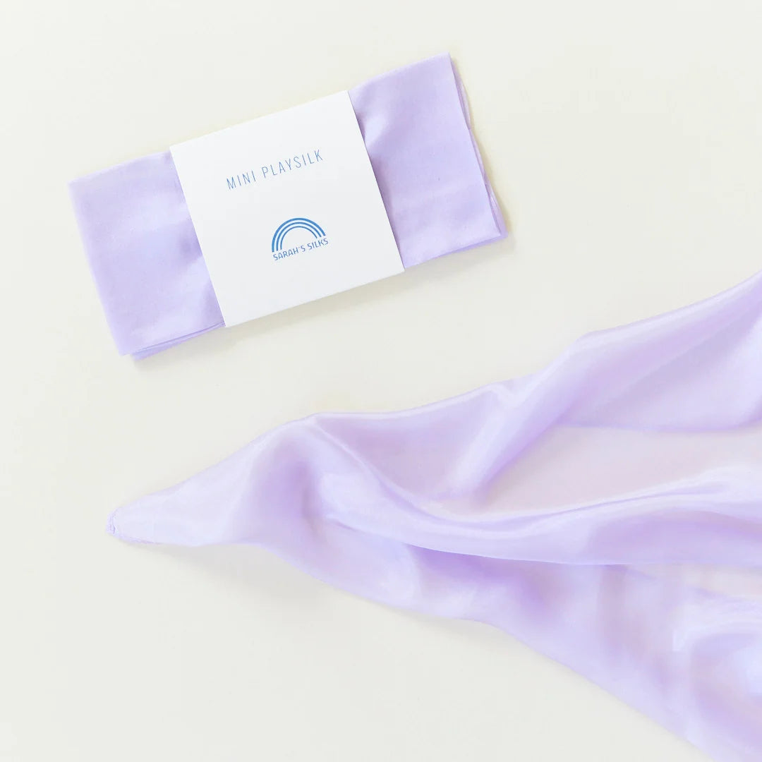 New Mini Solid Colour Lavender Playsilks