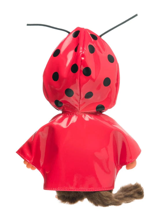 Monchhichi Ladybug Raincoat Plush
