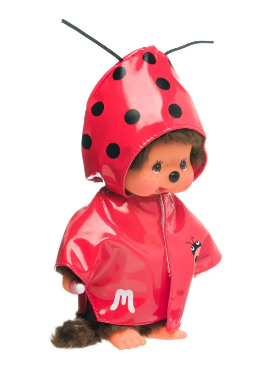 Monchhichi Ladybug Raincoat Plush