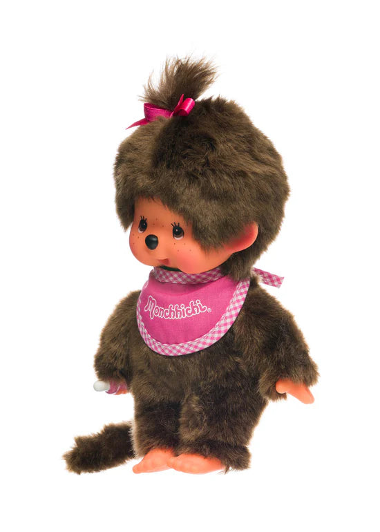 Monchhichi Pink Bib Plush