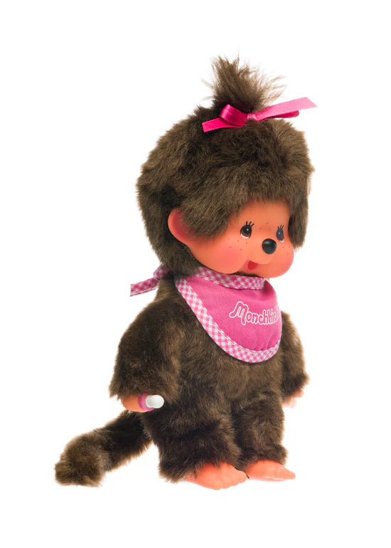 Monchhichi Pink Bib Plush