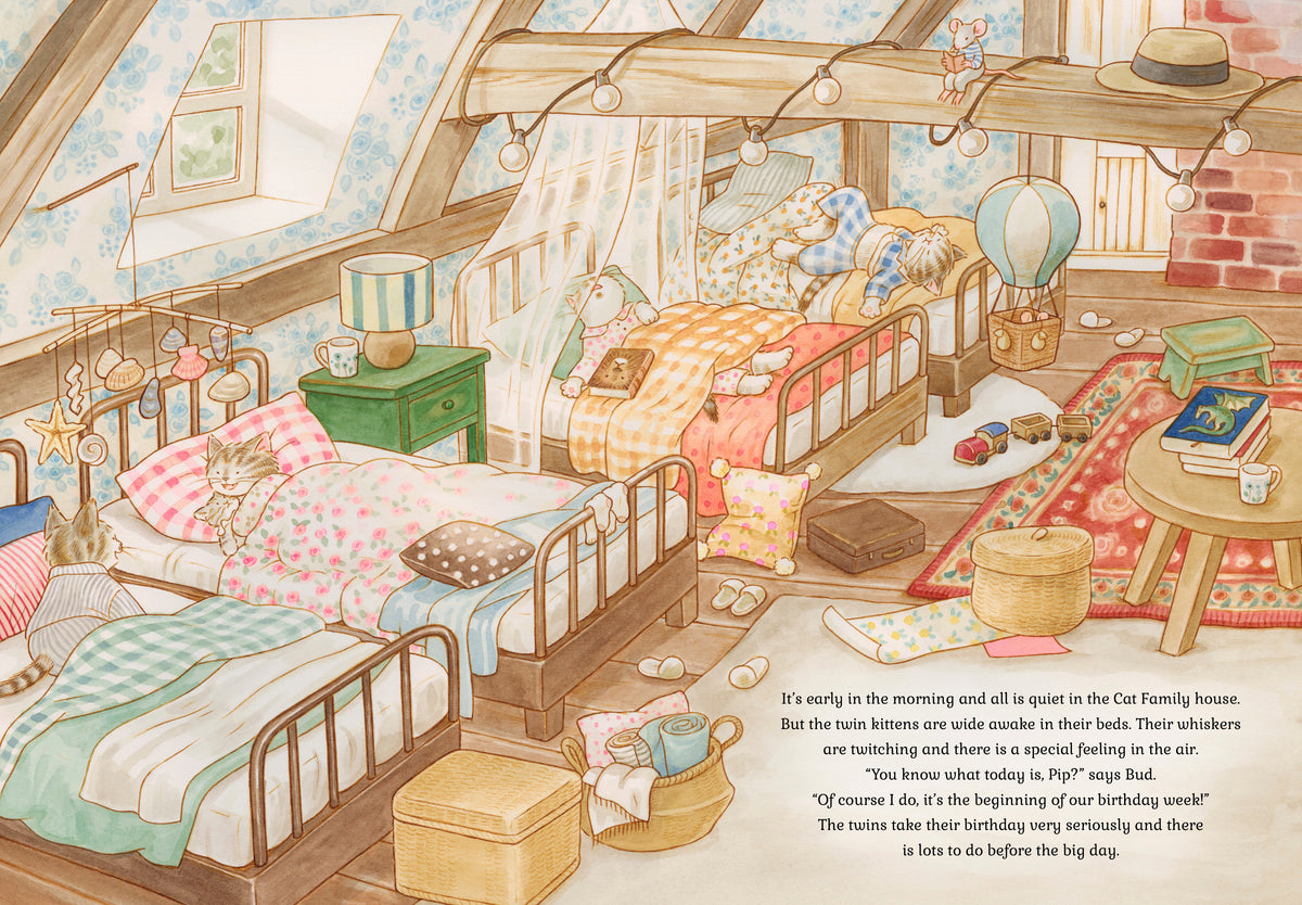Cat Family Birthday: A Lift-the-Flap Book