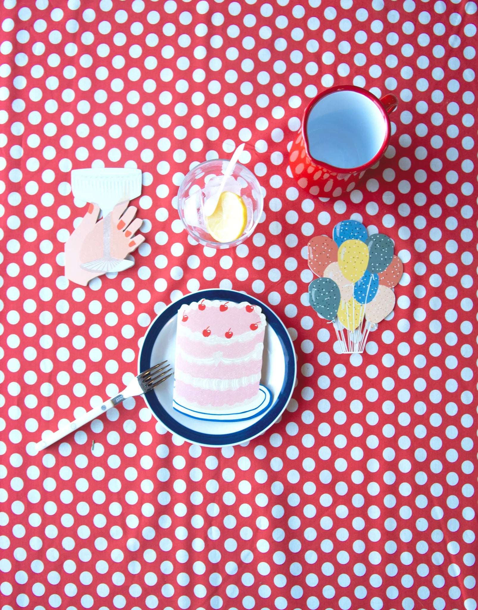 Party Cake Die Cut Card