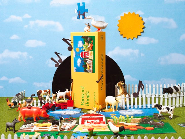 Barnyard Boogie 100 Piece Puzzle