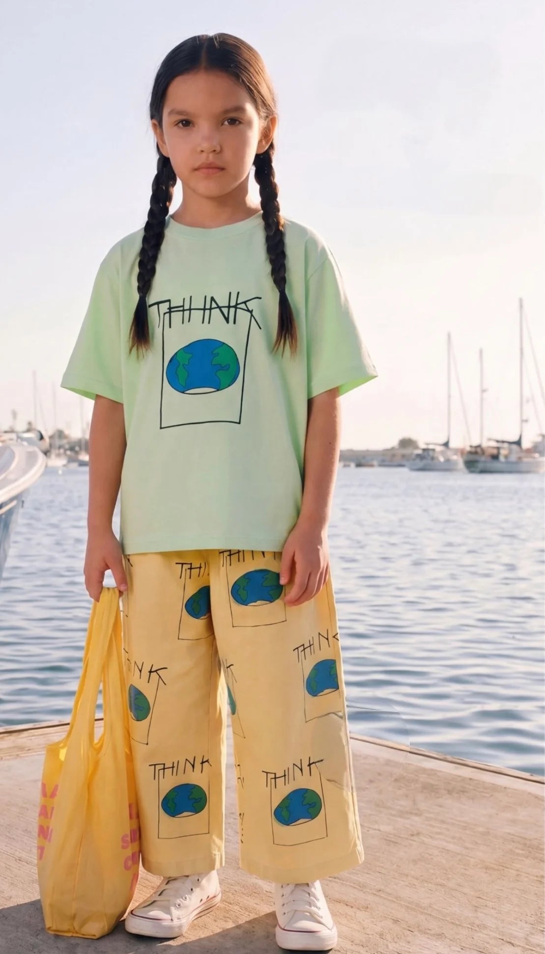 Think Summer Wide Cropped Pants