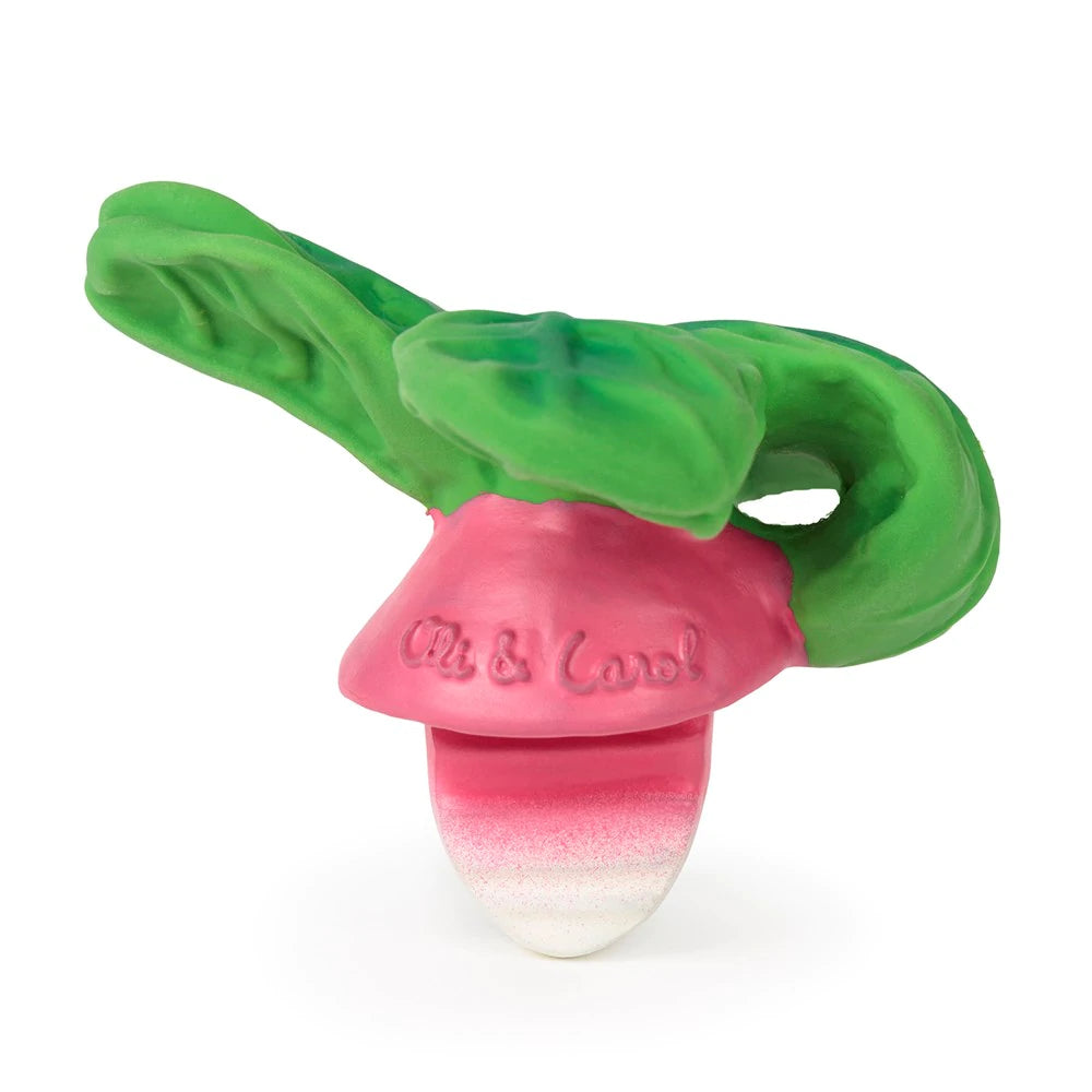 Mini Radish Natural Rubber Baby Teether