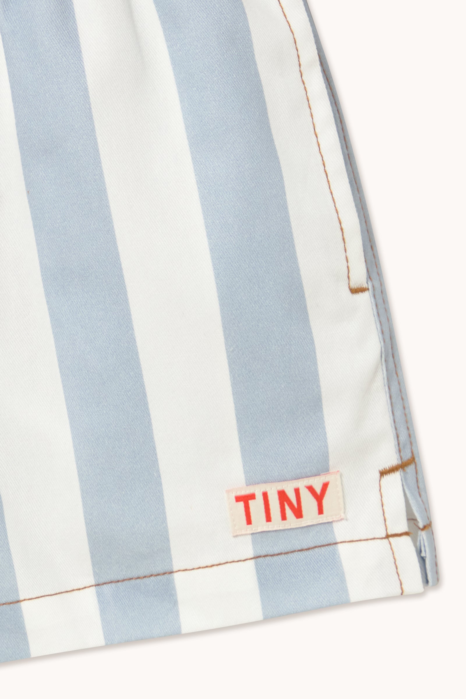 Stripes Twill Shorts Organic Cotton