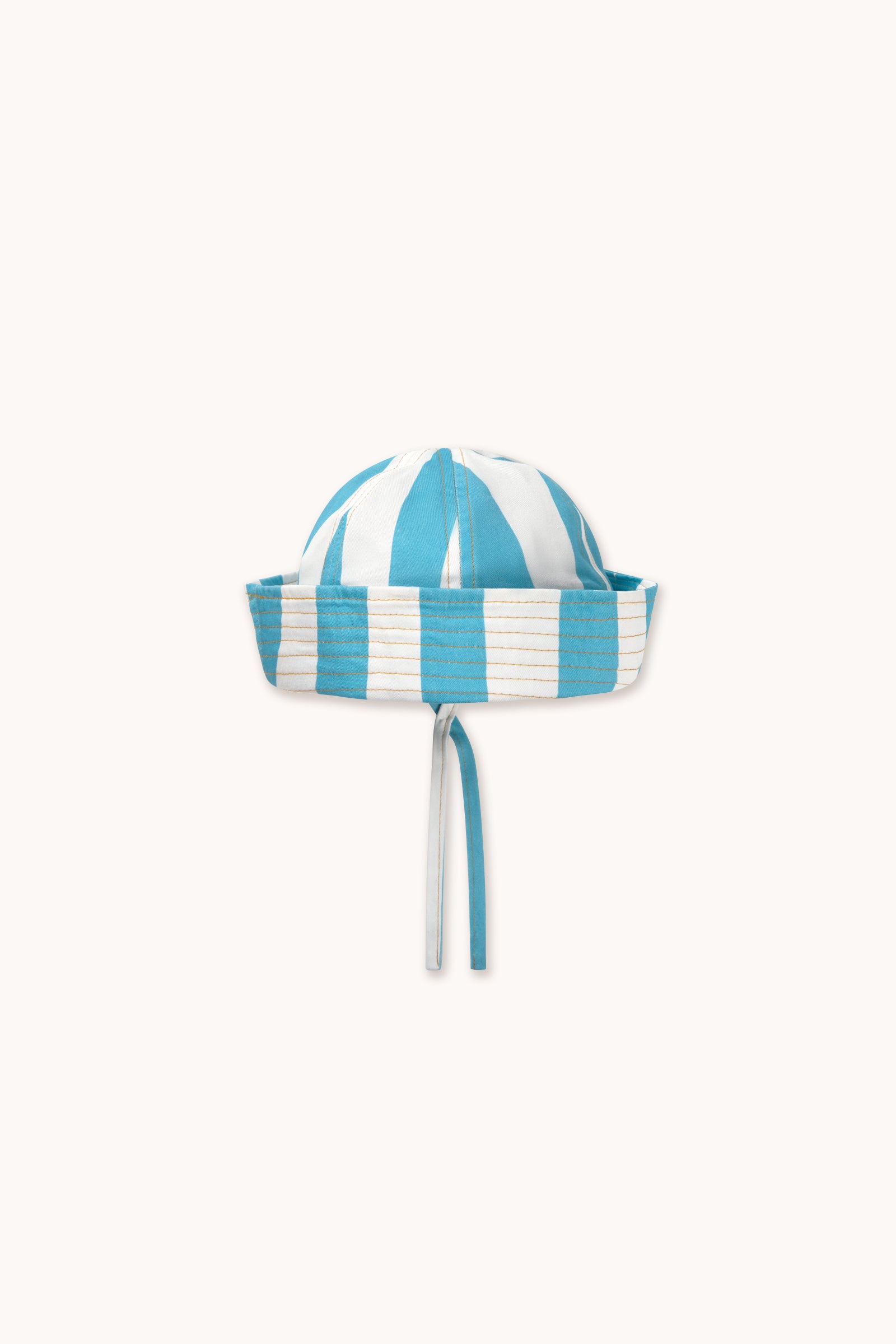 Tinycottons Stripes Twill Sailor Hat Blue Organic Cotton