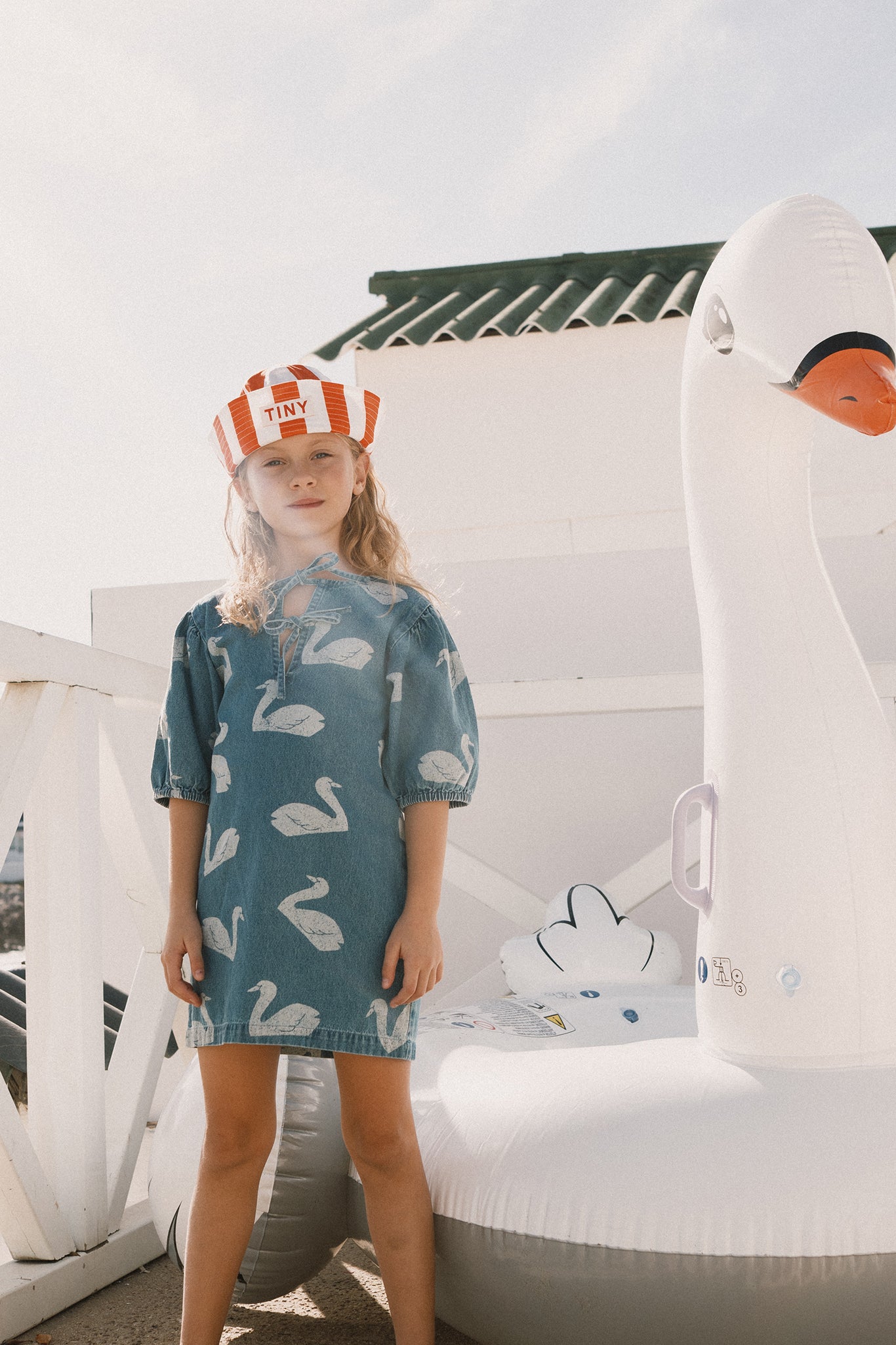 Big Swans Dress Organic Cotton