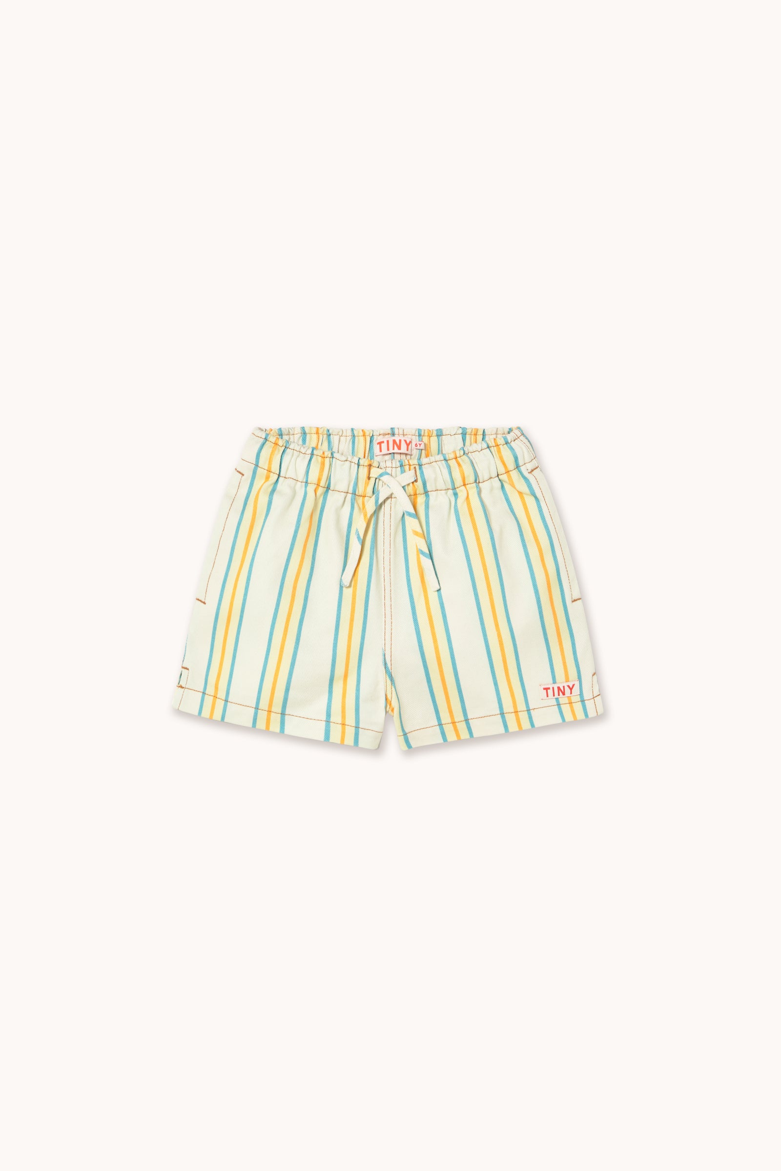 Multicolor Stripes Shorts Organic Cotton