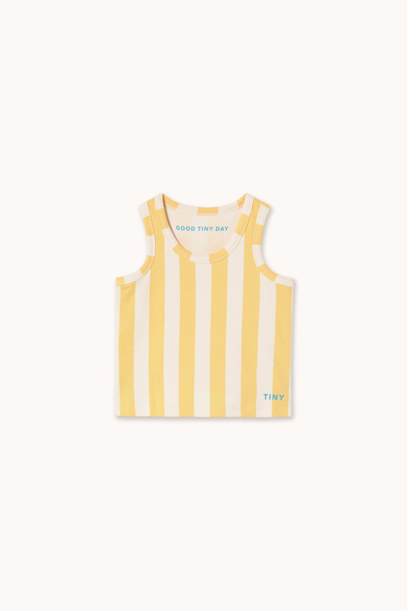 Yellow Stripes Tank Top Organic Cotton