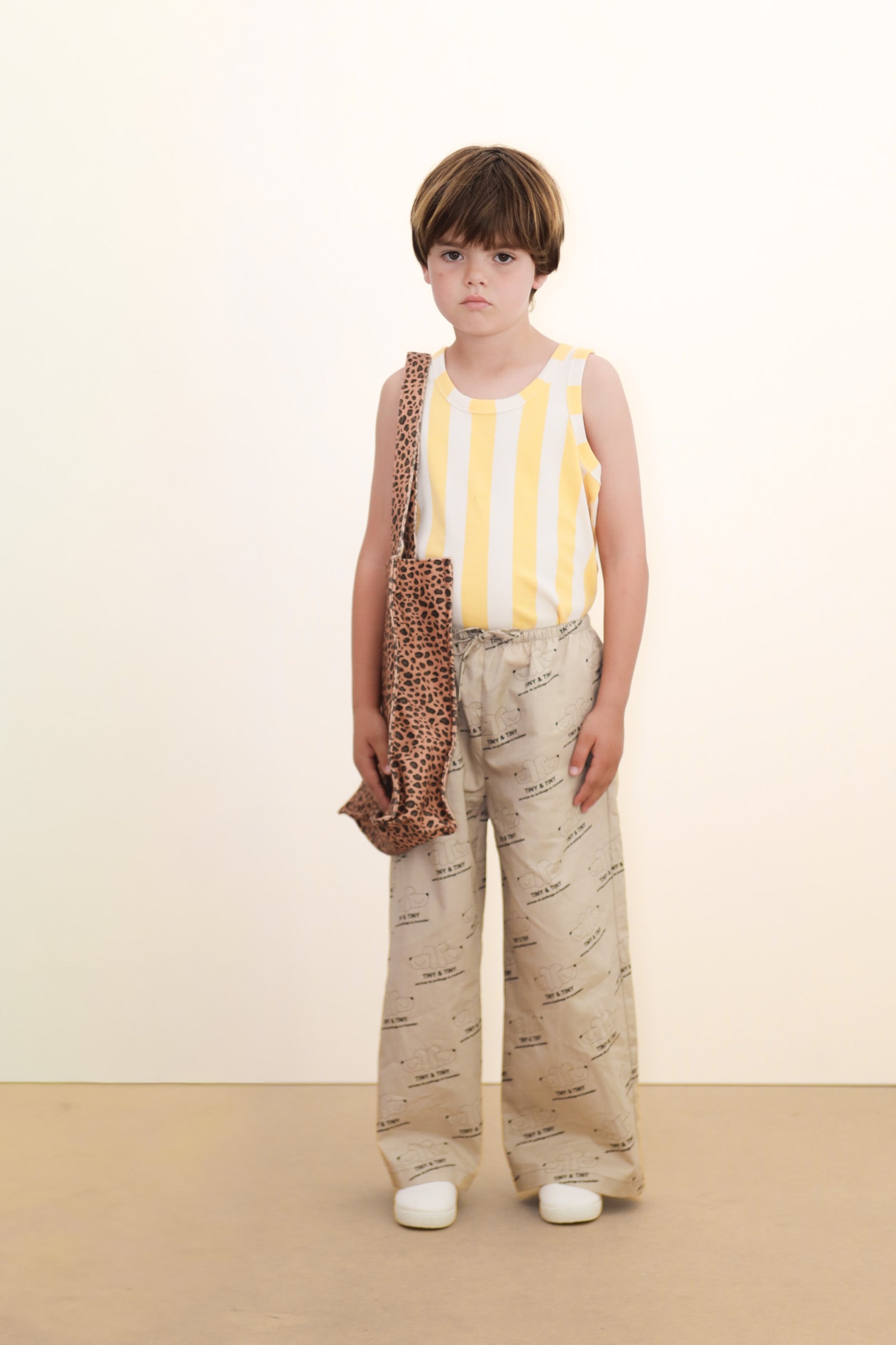 Yellow Stripes Tank Top Organic Cotton