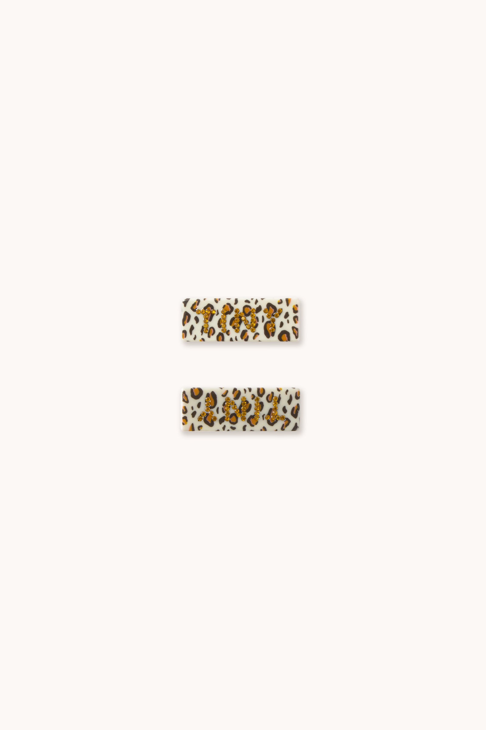 Animal Print Hair Clip Set