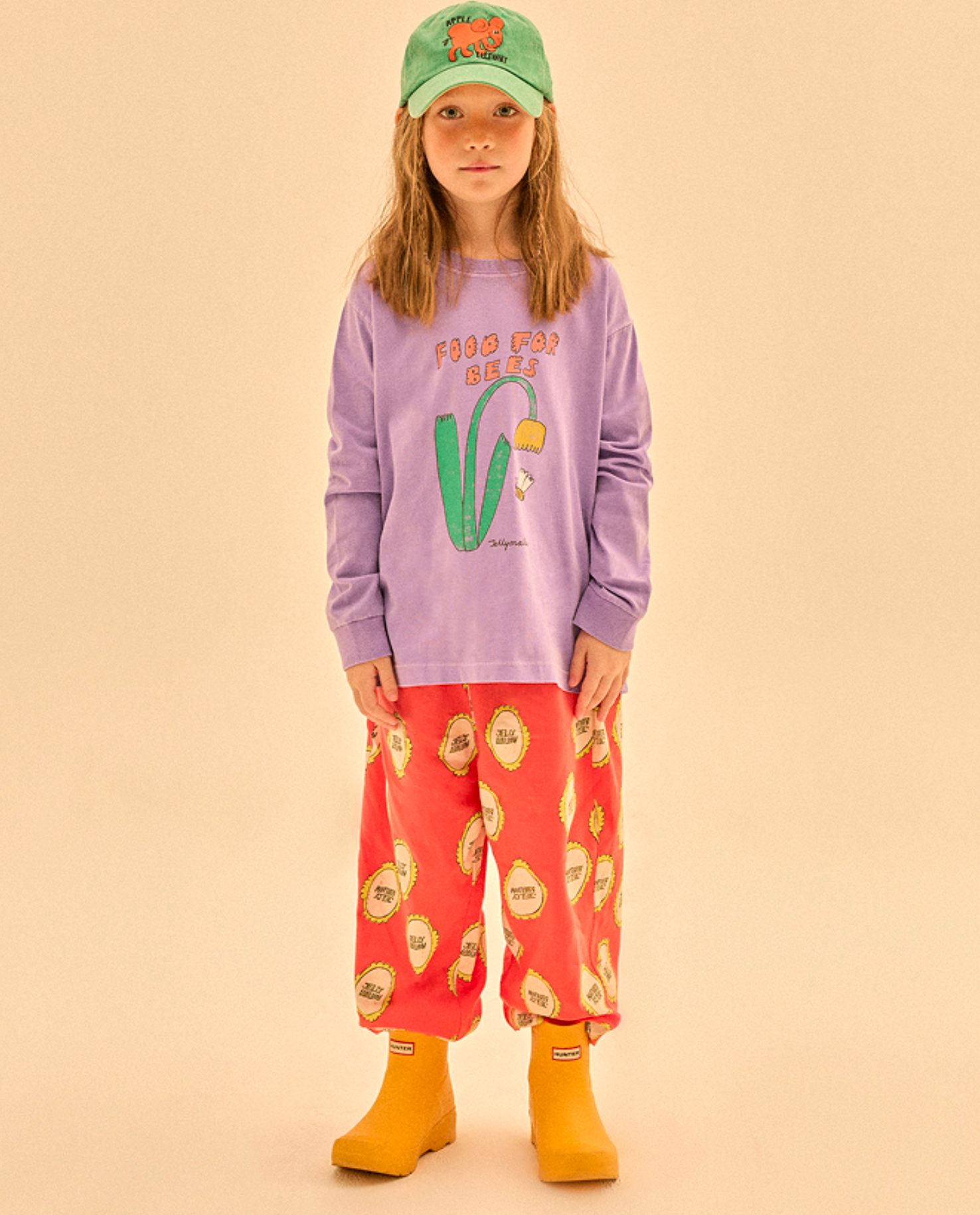 Honeybee Pigment Long sleeve T-shirt